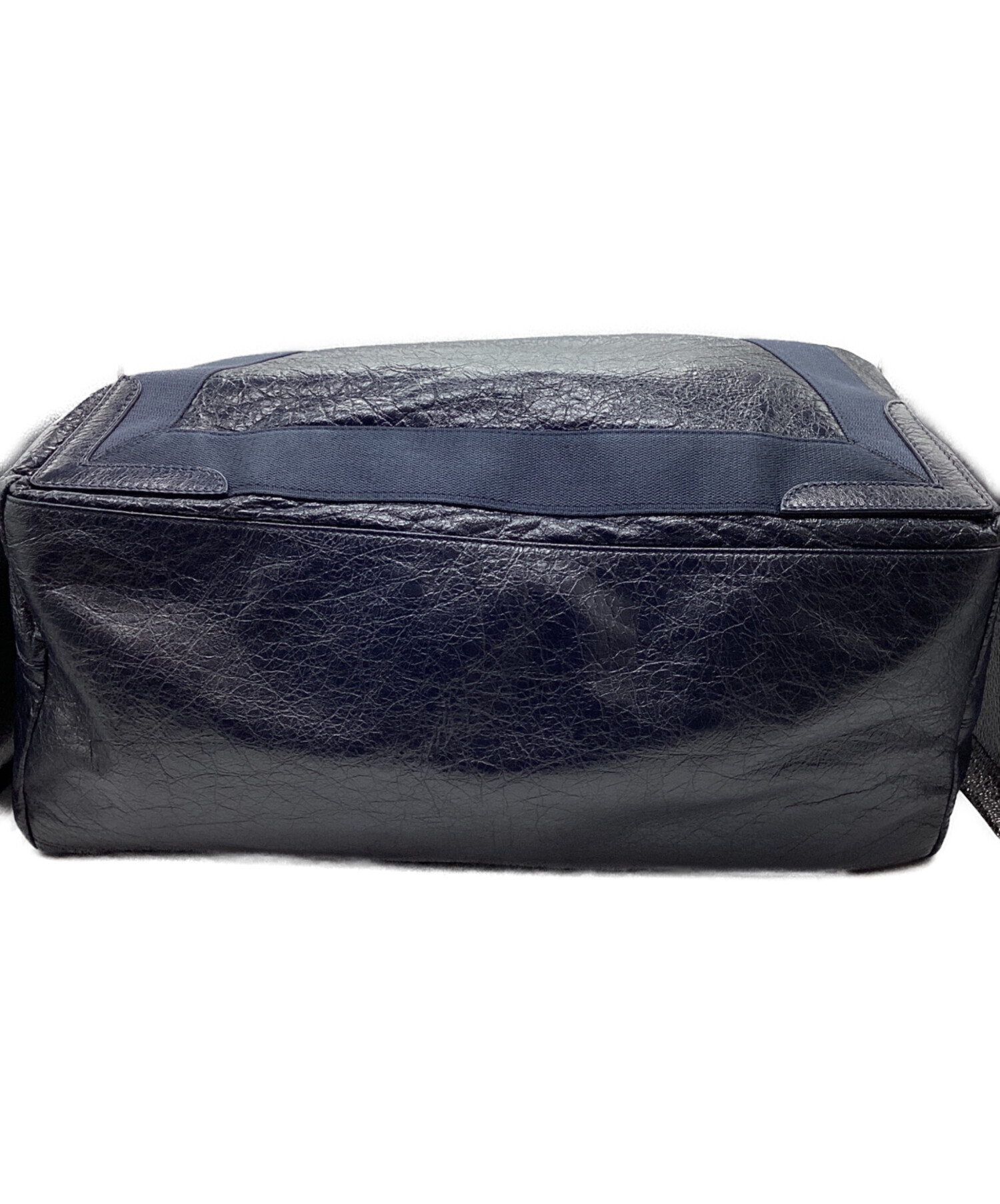 中古・古着通販】BALENCIAGA (バレンシアガ) ネイビーカバスM/レザー