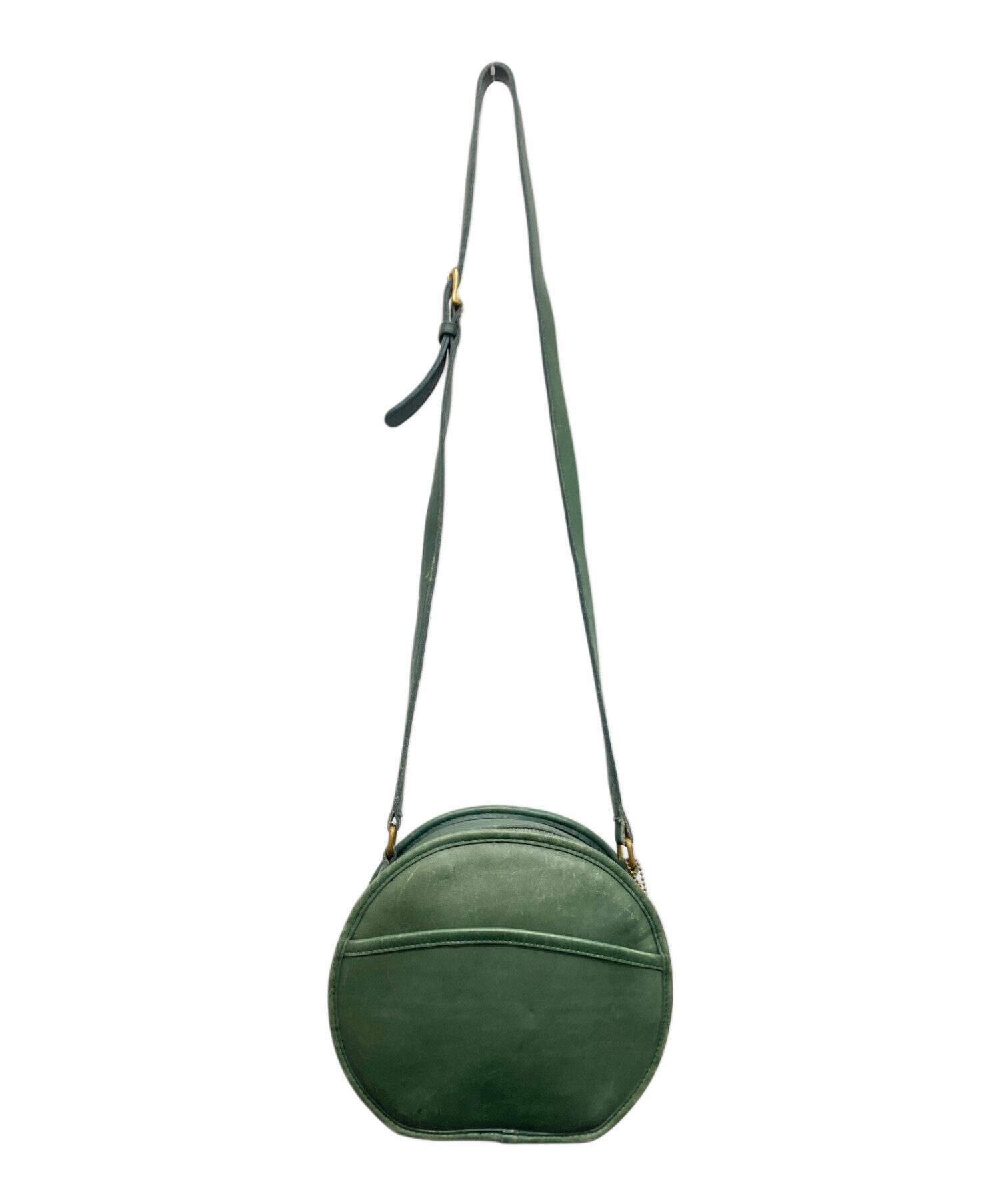 コーチ ショルダーバッグ グリーン 中古・古着通販】COACH (コーチ) ショルダーバッグ グリーン｜ブランド