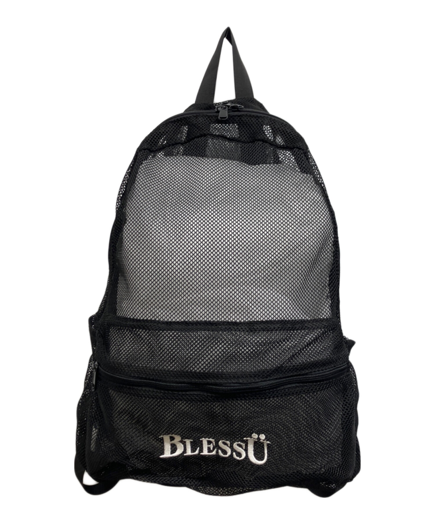 BlessU メッシュリュック 黒 中古・古着通販】BLESSU (ブレスユー) リュック ブラック｜ブランド