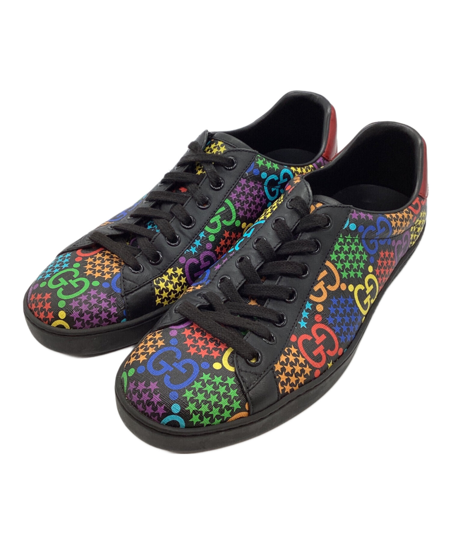 GUCCI グッチ スニーカー GGサイケデリック 中古・古着通販】GUCCI (グッチ) GG サイケデリック ローカット