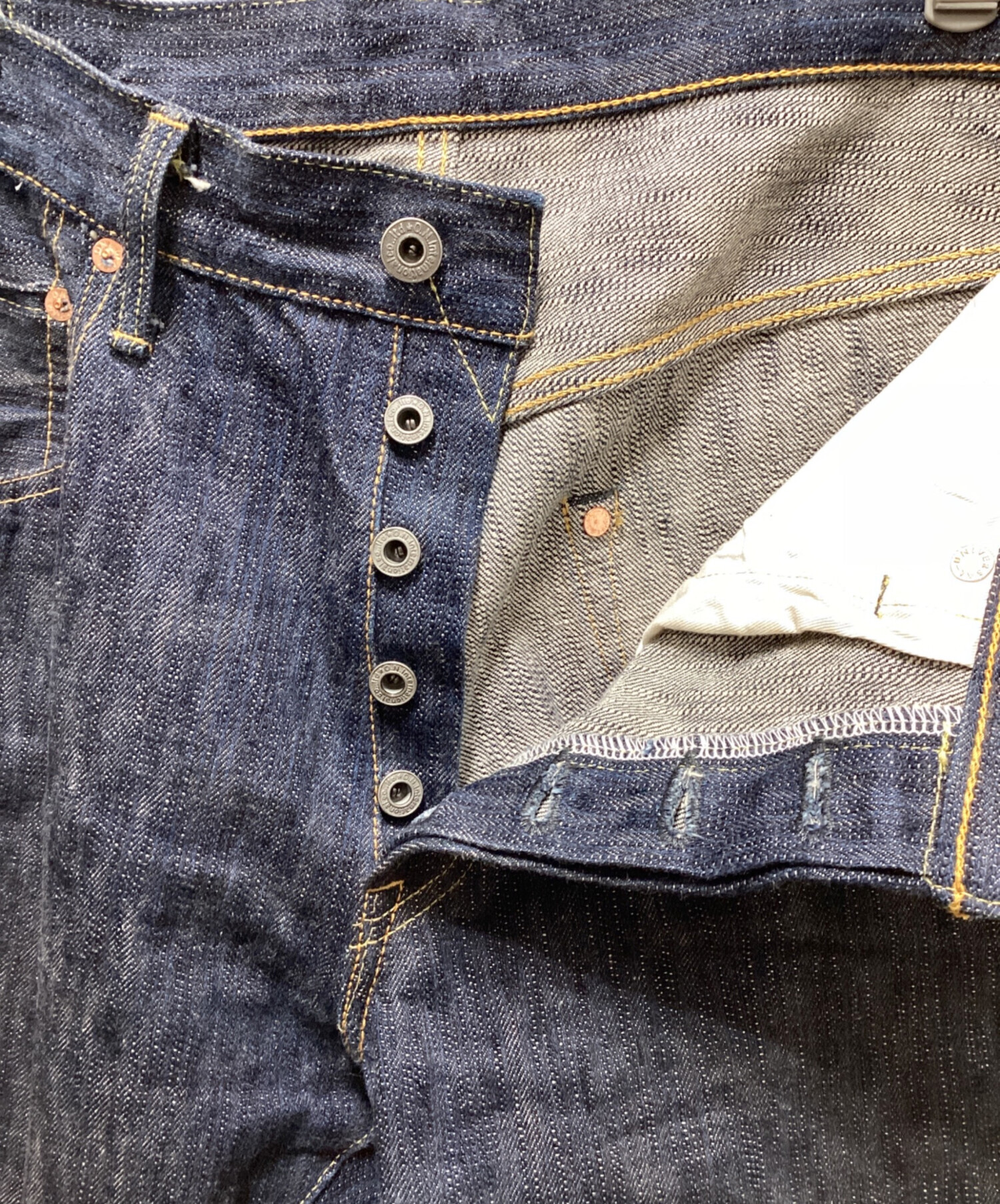 【中古】 人間ならば 中古・古着通販】ONI DENIM (オニデニム) 正藍枷染め風天然藍ロープ