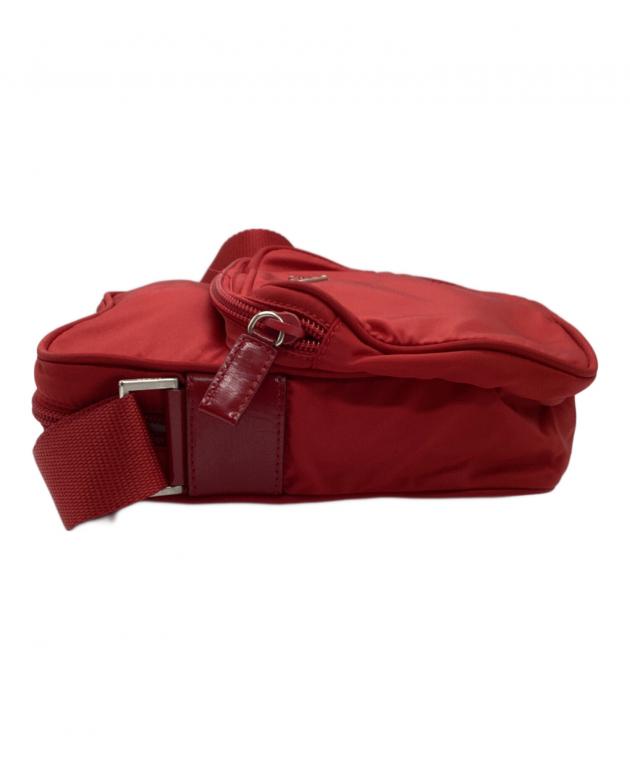 中古・古着通販】PRADA (プラダ) ナイロンショルダーバッグ レッド