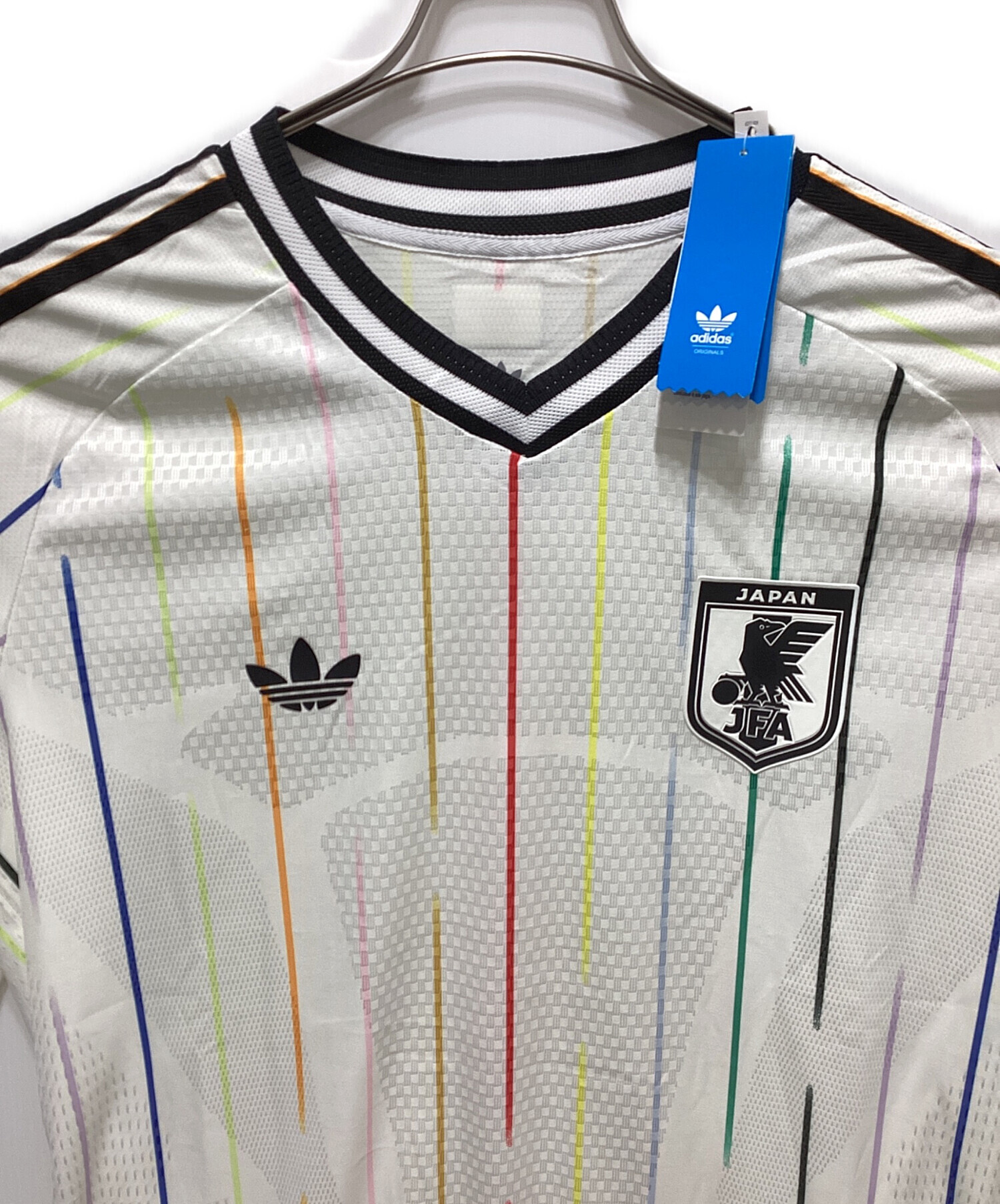 中古・古着通販】adidas (アディダス) ゲームシャツ ベージュ サイズ