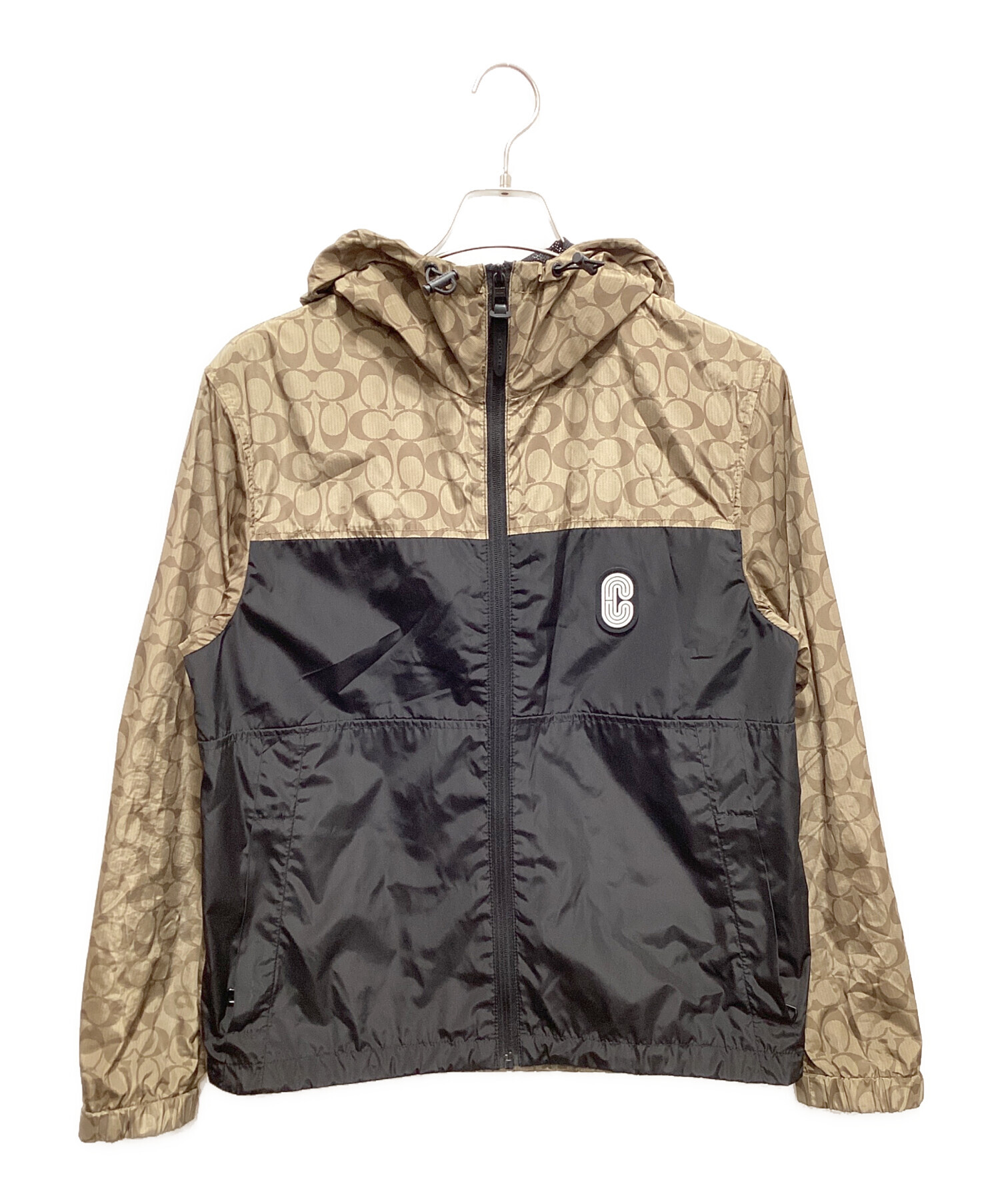 coach シグネチャー　ナイロンジャケット　ウィンドブレーカー 中古・古着通販】COACH (コーチ) シグネチャーウインドブレーカー