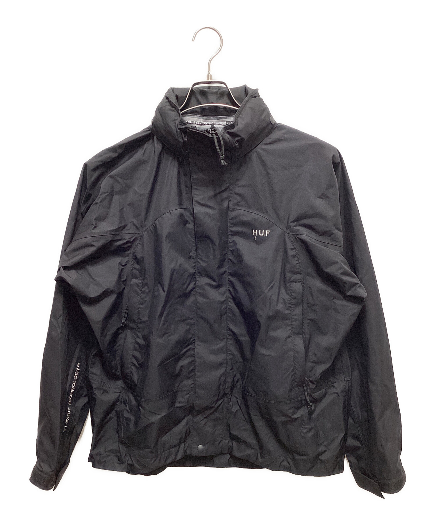中古・古着通販】HUF (ハフ) OG LOGO 3LAYER SHELL JACKET ブラック