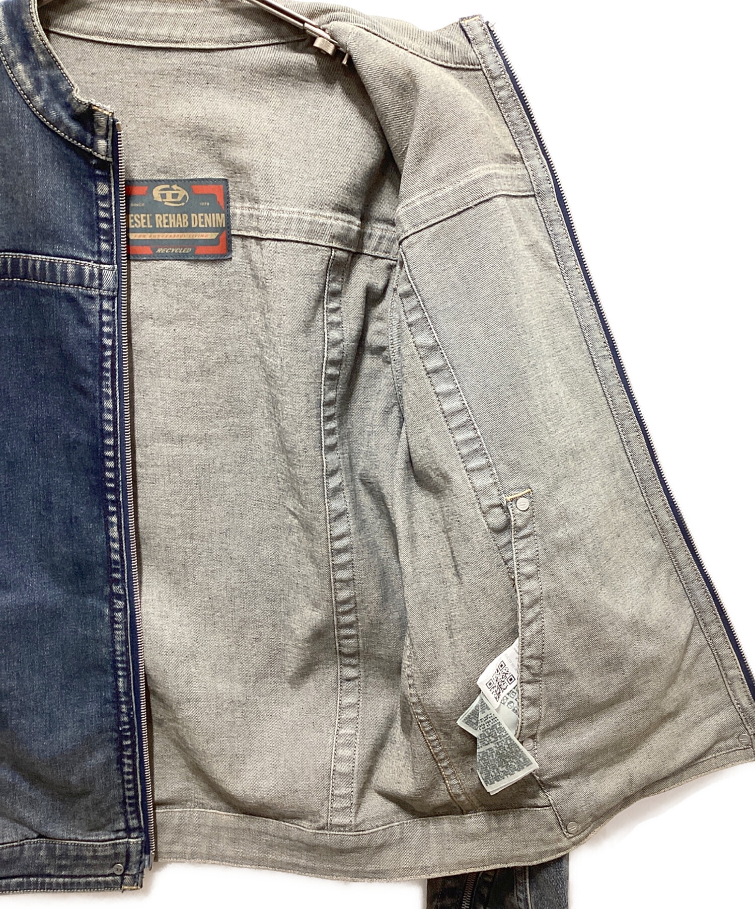 新品】ディーゼル デニムジャケット D-GloryS1 エンボス DIESEL 楽天