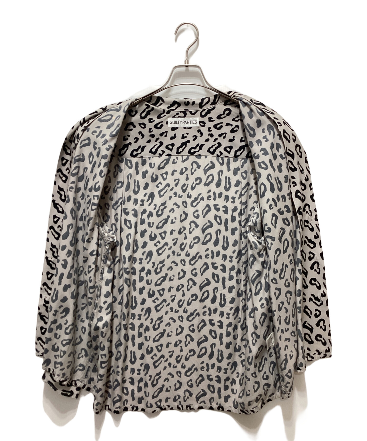 WACKO MARIA ワコマリア ブルゾン（その他） XL ベージュ 【古着】【中古】【送料無料】 中古・古着通販】WACKO MARIA (ワコマリア) レオパードオープンカラー