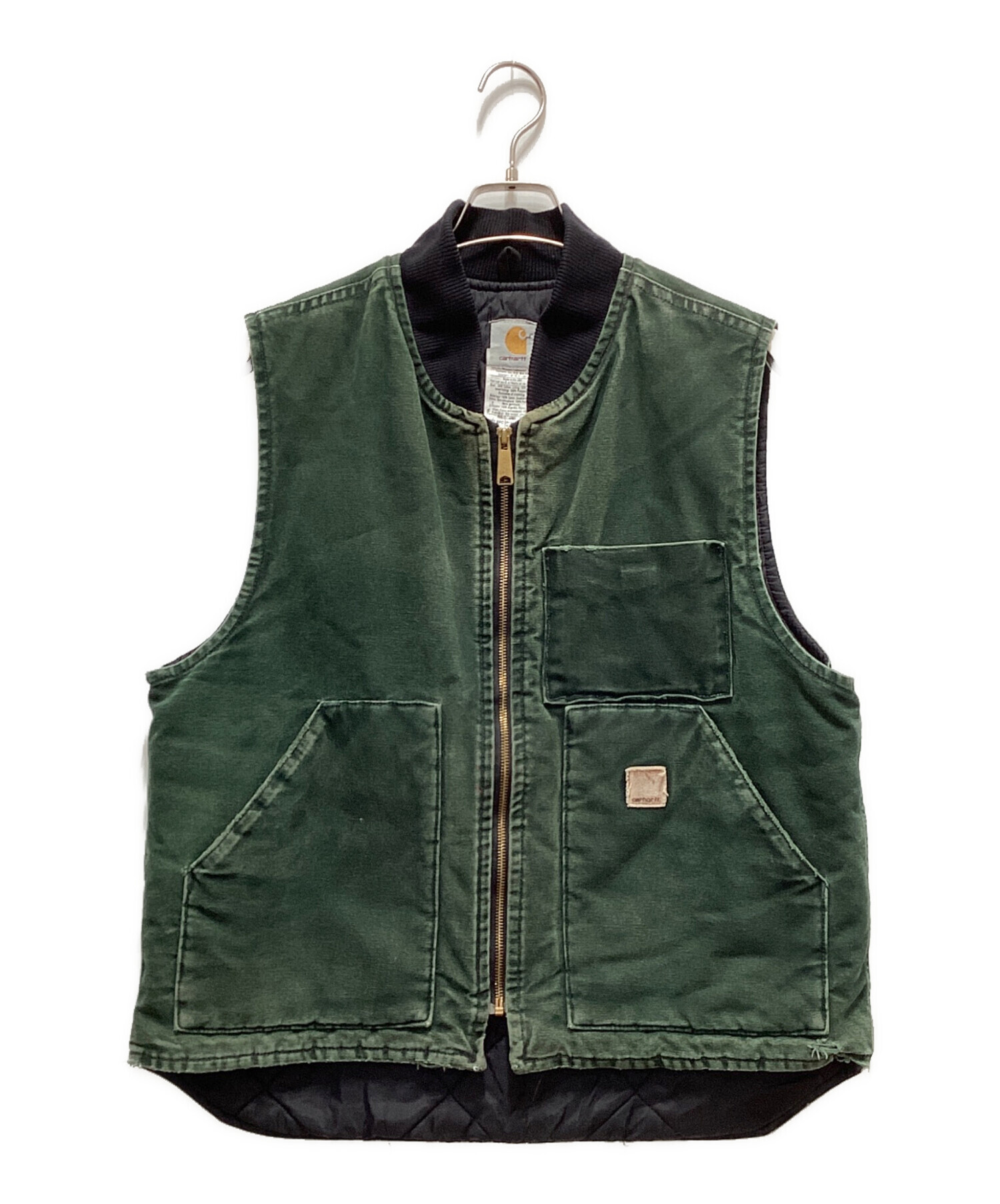 中古・古着通販】CarHartt (カーハート) Duck Work Vest グリーン