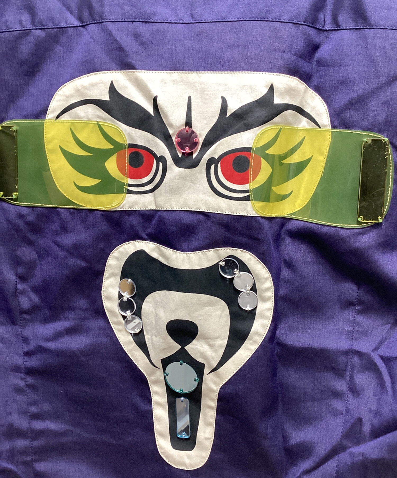 中古・古着通販】MIU MIU (ミュウミュウ) パッチワークデザインシャツ