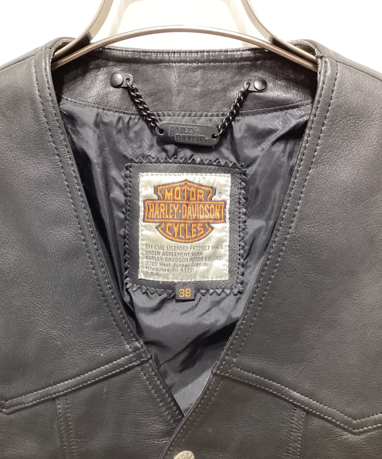 中古・古着通販】HARLEY-DAVIDSON (ハーレーダビッドソン) レザー