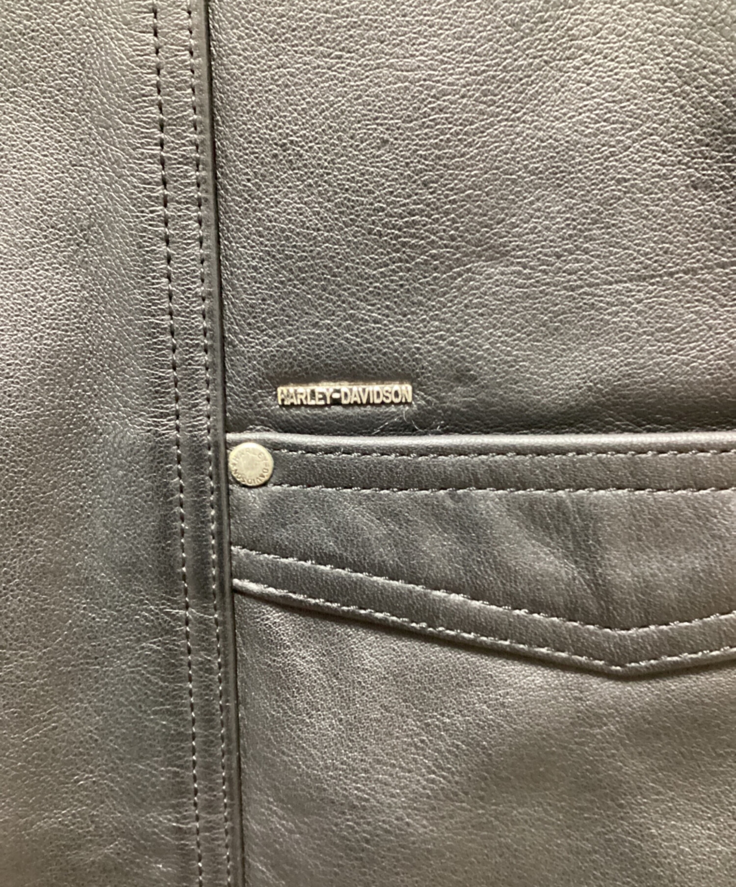 中古・古着通販】HARLEY-DAVIDSON (ハーレーダビッドソン) レザー