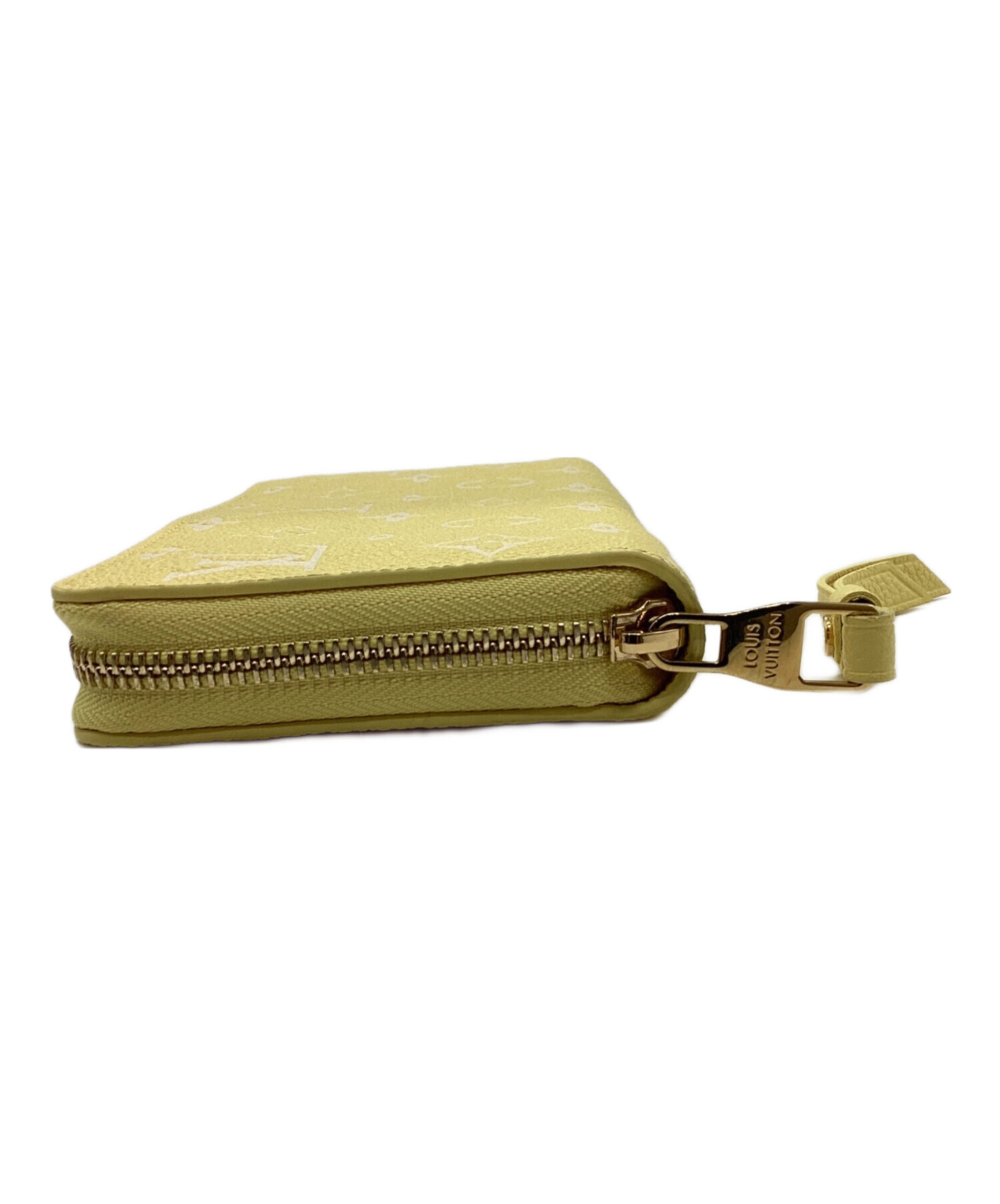 LOUIS VUITTON ルイヴィトン ダミエ ジッピーウォレット イエロー 中古・古着通販】LOUIS VUITTON (ルイ ヴィトン) ジッピーウォレット