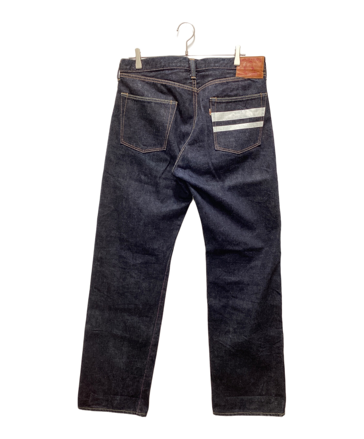 桃太郎ジーンズ 旧タグ 出陣デニム 濃紺 W34 中古・古着通販】MOMOTARO JEANS (桃太郎ジーンズ) 出陣 15.7oz