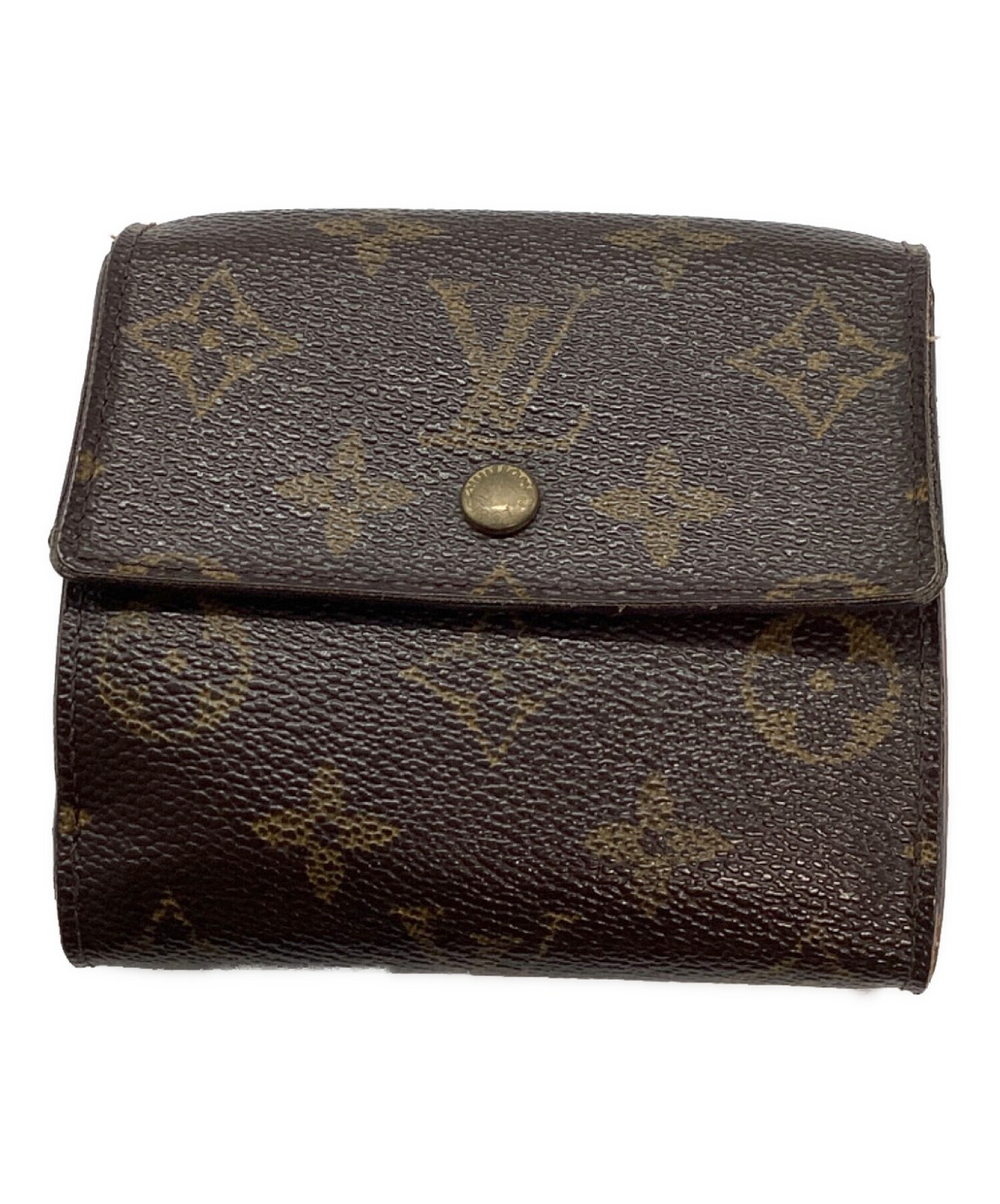【中古品】ルイ・ヴィトン 三つ折り財布 ブラウン　LOUISVUITTON 正規 中古・古着通販】LOUIS VUITTON (ルイ ヴィトン) 3つ折り財布 ブラウン