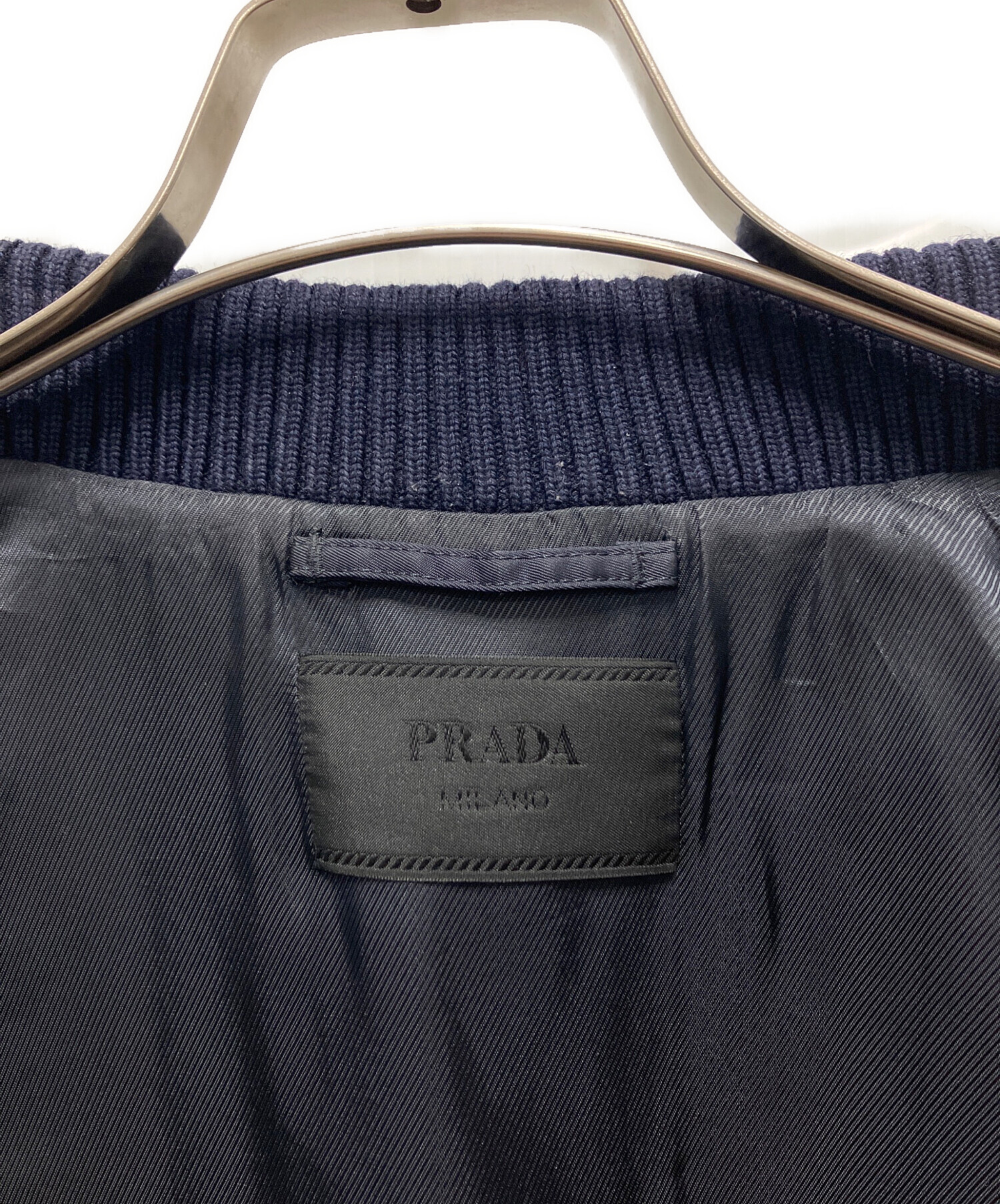 中古・古着通販】PRADA (プラダ) Re-Nylon PLATE LOGO BOMBER JACKET