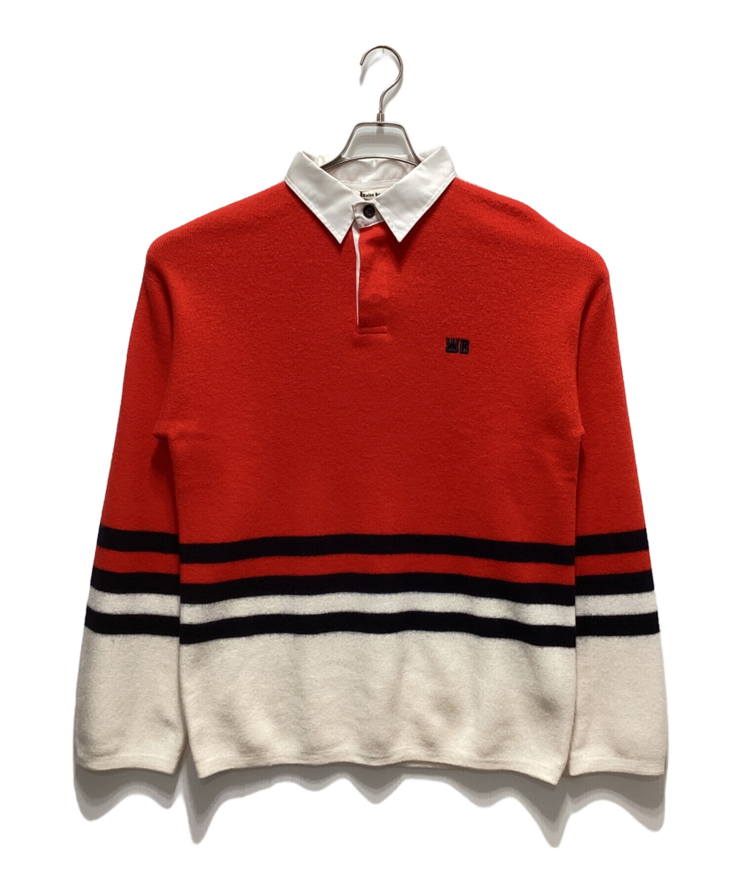 WALES BONNER ウェールズボナー ニットポロ 中古・古着通販】WALES BONNER (ウェールズボナー) WOOL YARN CYPHER