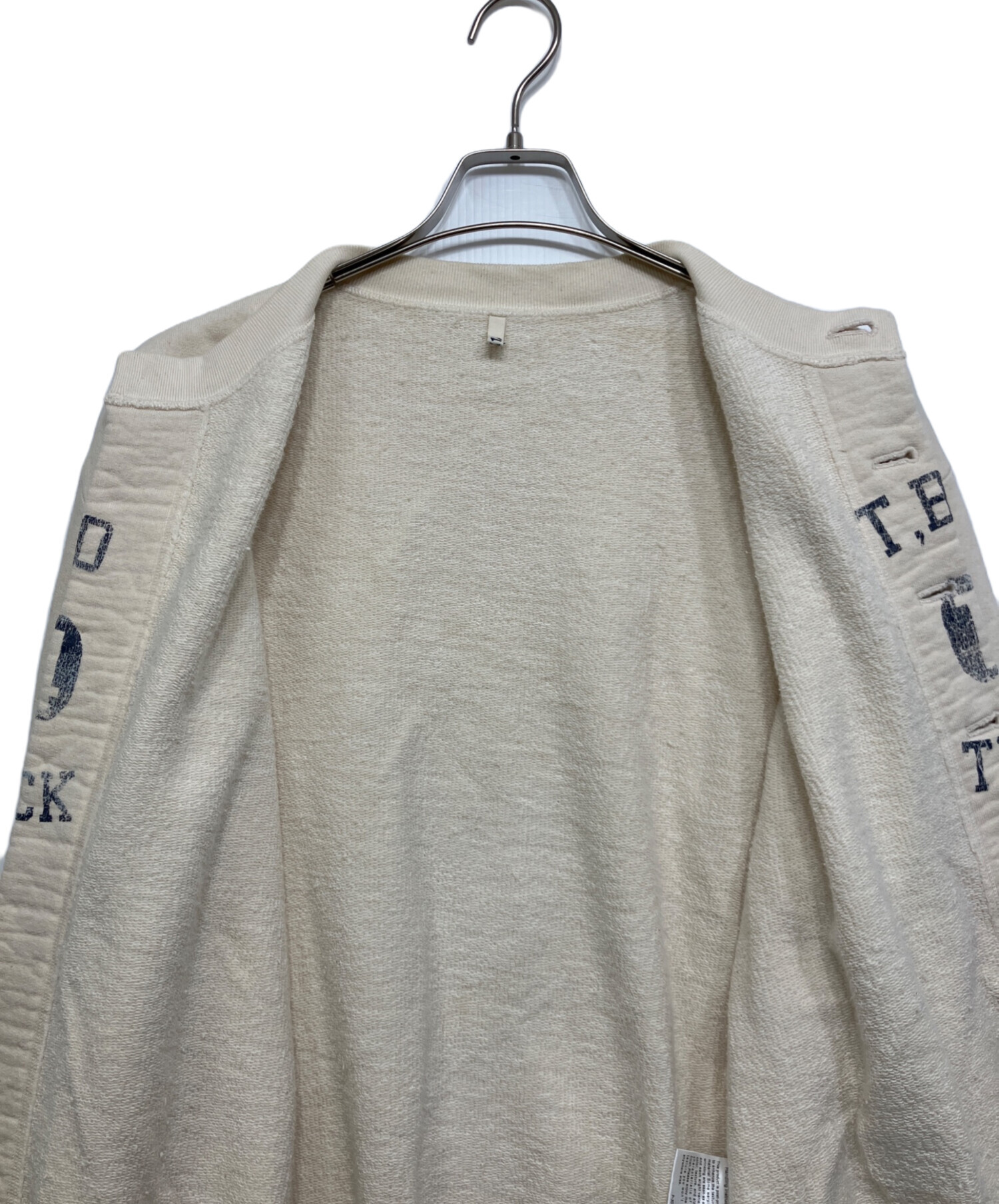 中古・古着通販】KHOKI (コッキ) Vintage-effect sweat cardigan