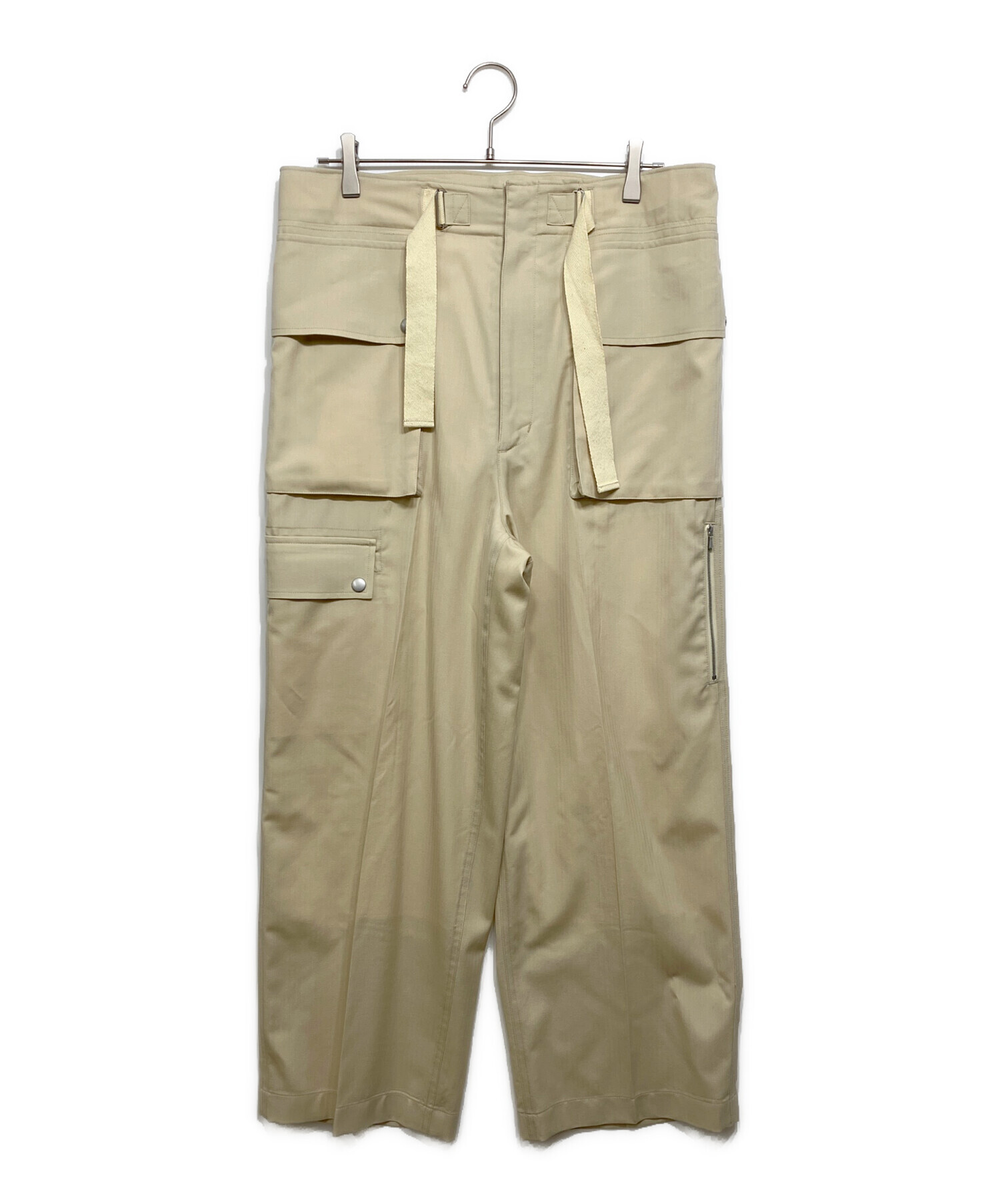 中古・古着通販】AURALEE (オーラリー) WOOL HERRINGBONE CARGO PANTS