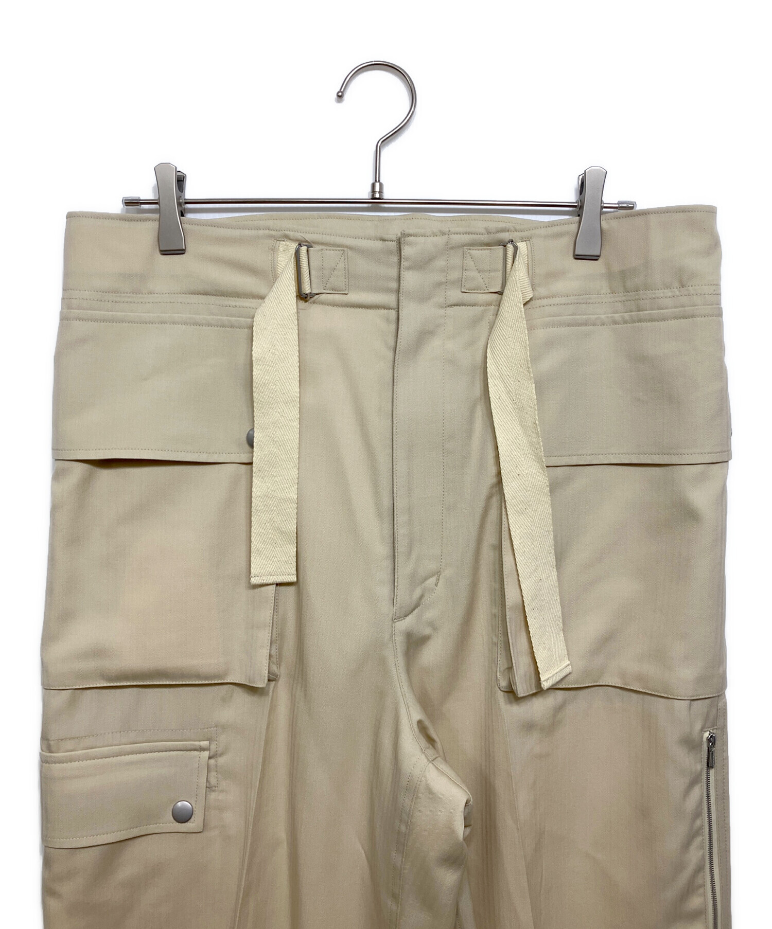 中古・古着通販】AURALEE (オーラリー) WOOL HERRINGBONE CARGO PANTS