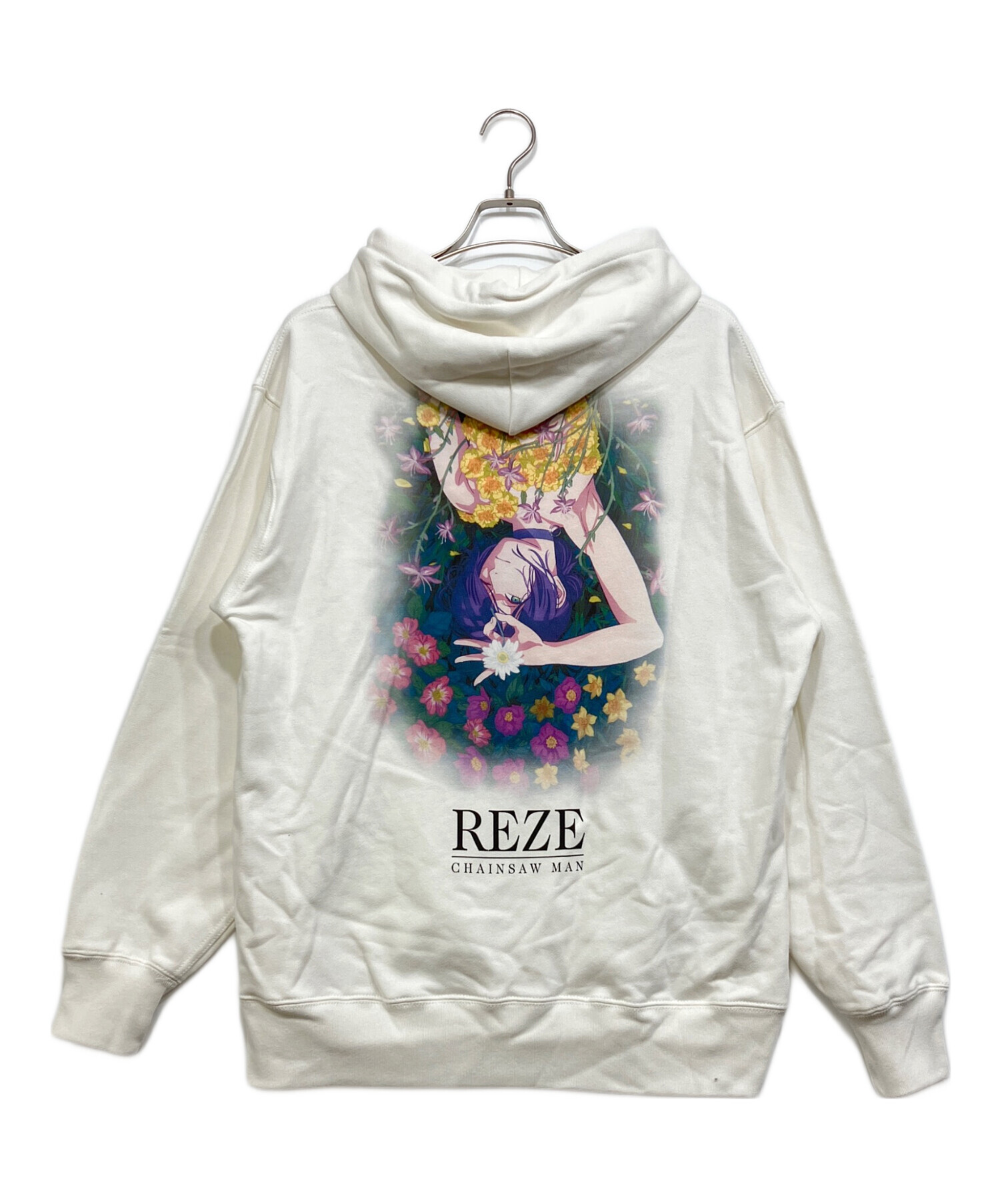 中古・古着通販】glamb (グラム) Reze Hoodie ホワイト サイズ:L 未