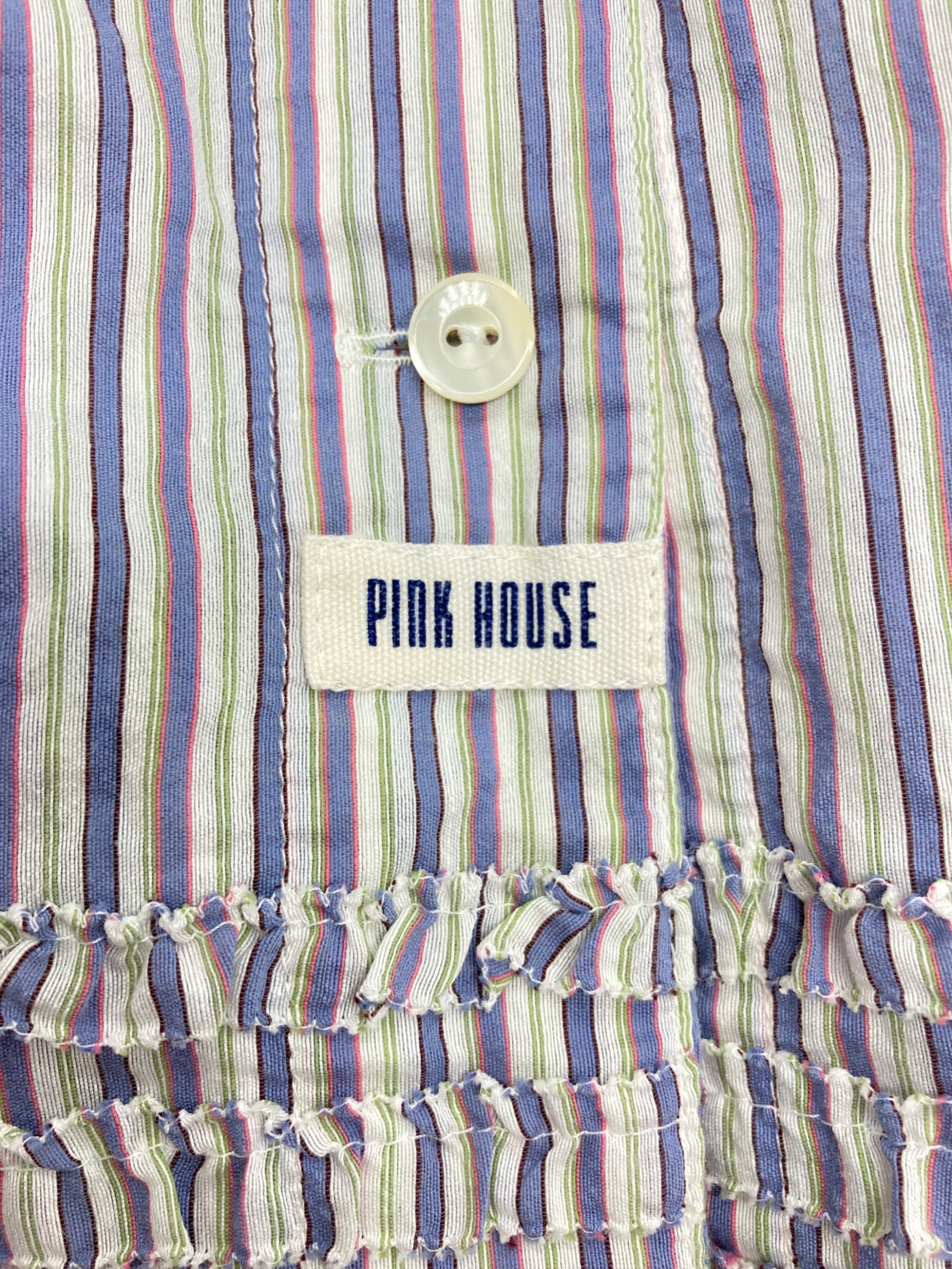 中古・古着通販】PINK HOUSE (ピンクハウス) ヒッコリーストライプ