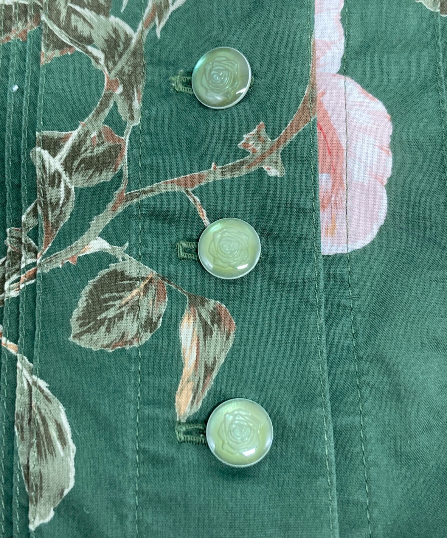 中古・古着通販】PINK HOUSE (ピンクハウス) 薔薇柄ティアード