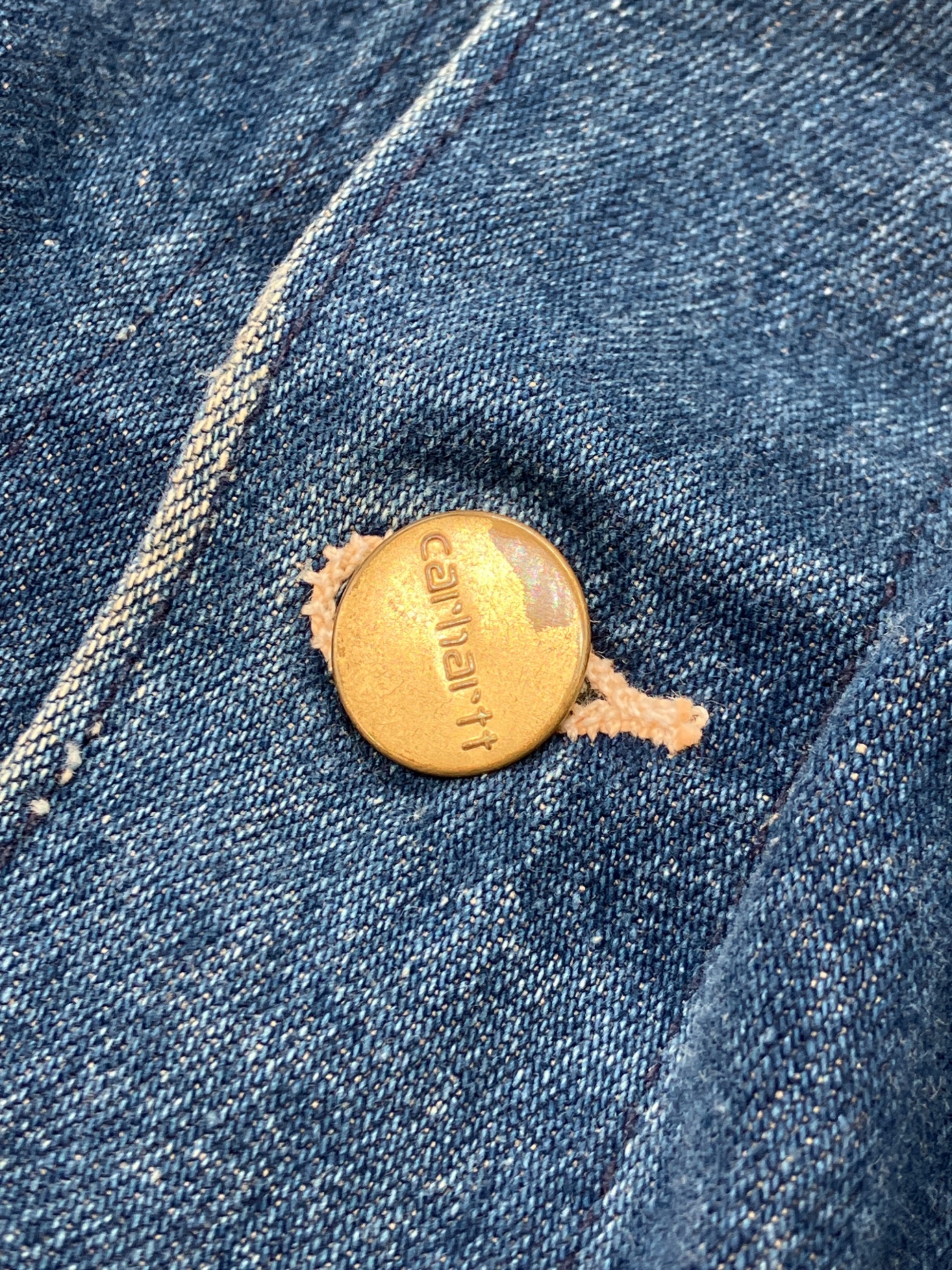 中古・古着通販】CarHartt (カーハート) 8Cデニムチョアコート 中古・古着通販】CarHartt (カーハート) 8Cデニムチョアコート