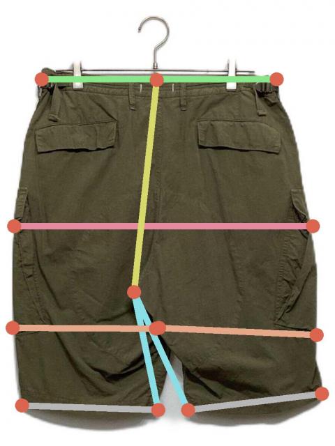 中古・古着通販】nonnative (ノンネイティブ) TROOPER SHORTS COTTON