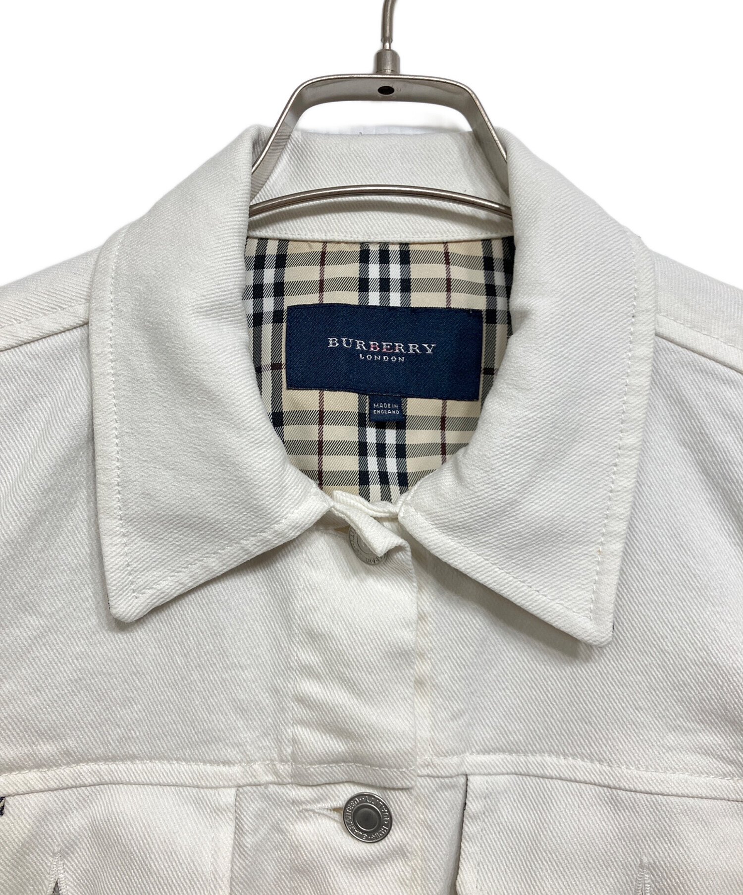 BURBERRY LONDON デニムジャケット 42サイズ バーバリーロンドン 中古・古着通販】BURBERRY LONDON (バーバリーロンドン) 裏ノバ