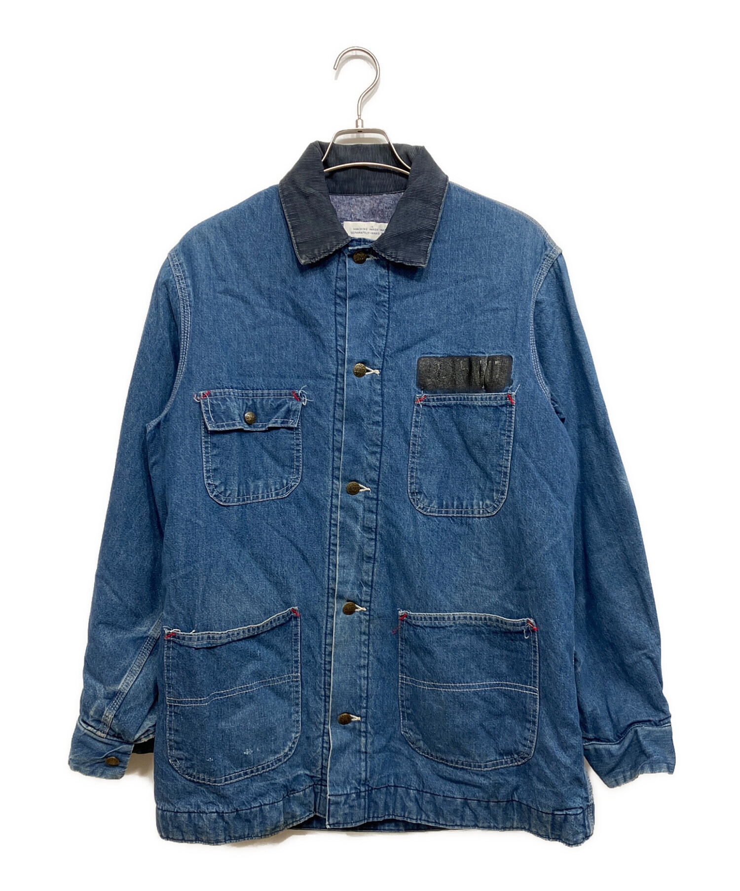 中古・古着通販】Sears (シアーズ) 裏ブランケットデニムカバーオール
