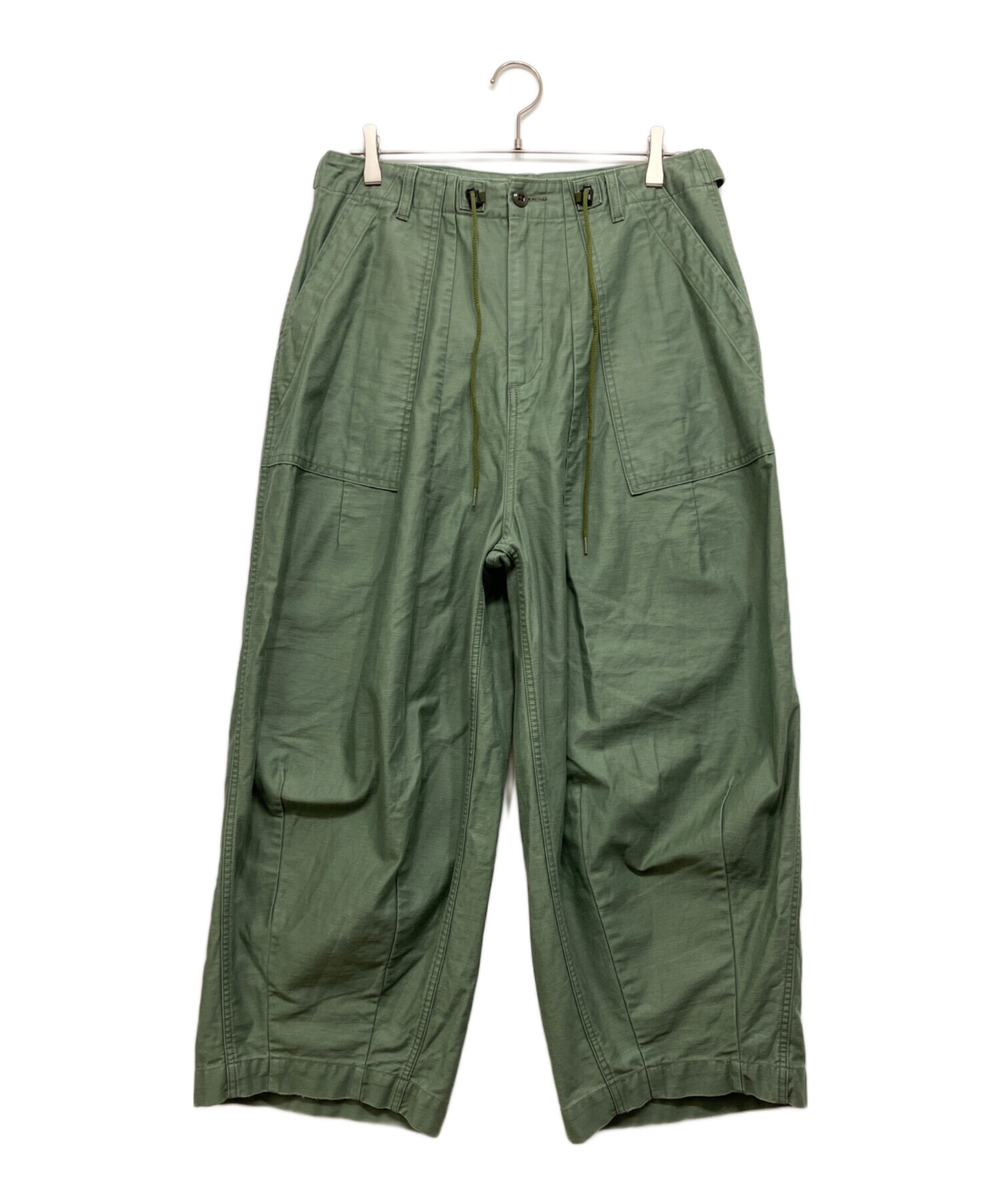 中古・古着通販】Needles (ニードルズ) H.D. Pant - Fatigue オリーブ