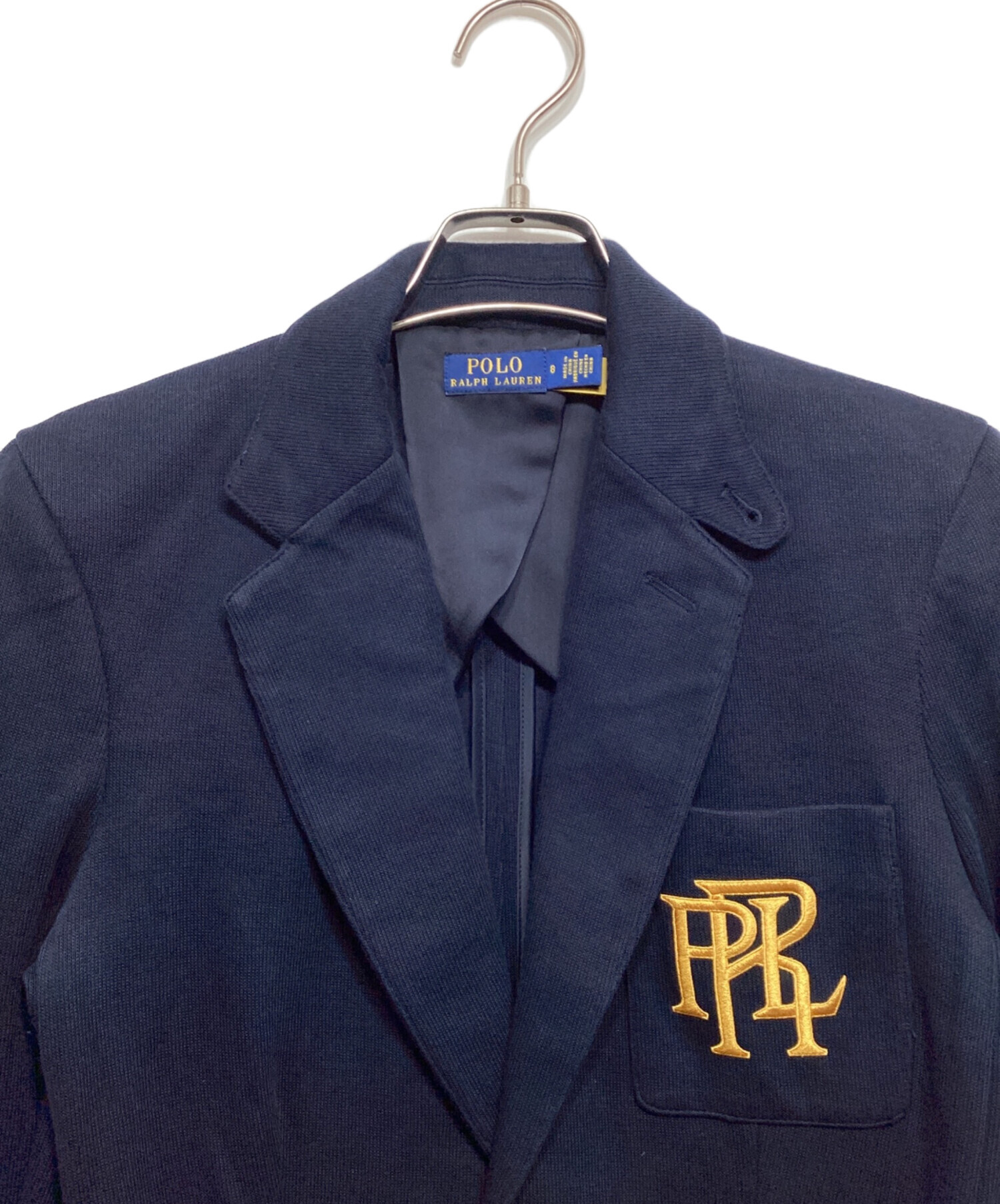 【POLO RALPH LAUREN】ロゴ刺繍ブレザー 紺ブレ 金刺繍 中古・古着通販】POLO RALPH LAUREN (ポロ・ラルフローレン