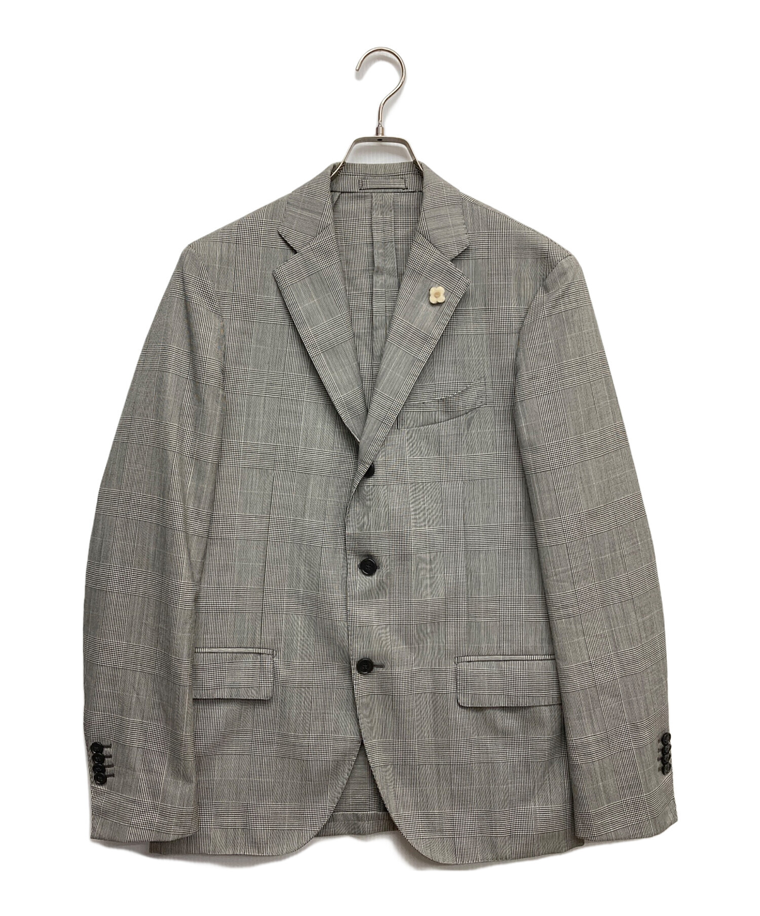 定価約13万 極美品 LARDINI 3B段返 テーラードジャケット サイズ50 中古・古着通販】LARDINI (ラルディーニ) 段返り3Bテーラード