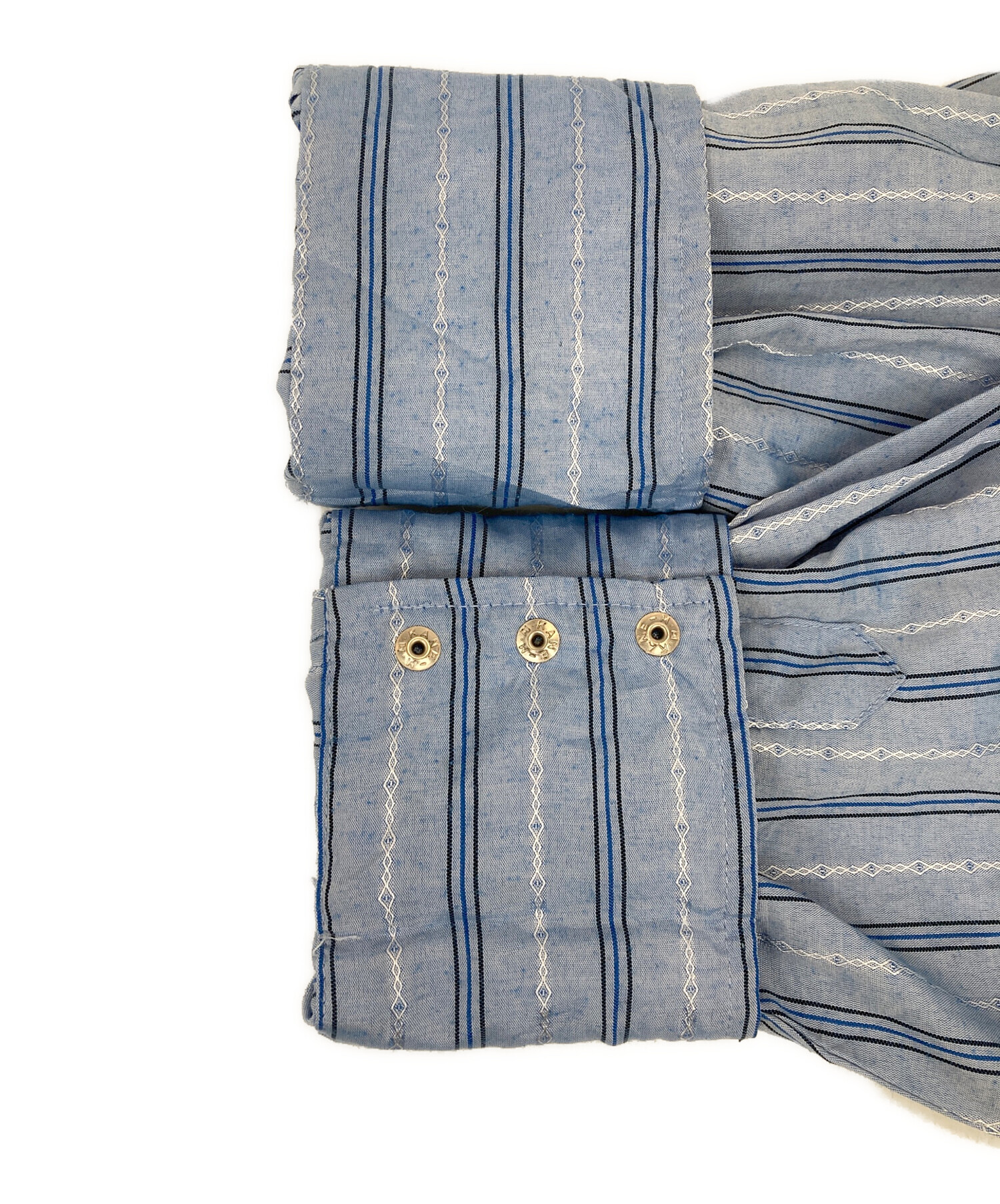 中古・古着通販】Wrangler (ラングラー) OLDウエスタンシャツ ブルー