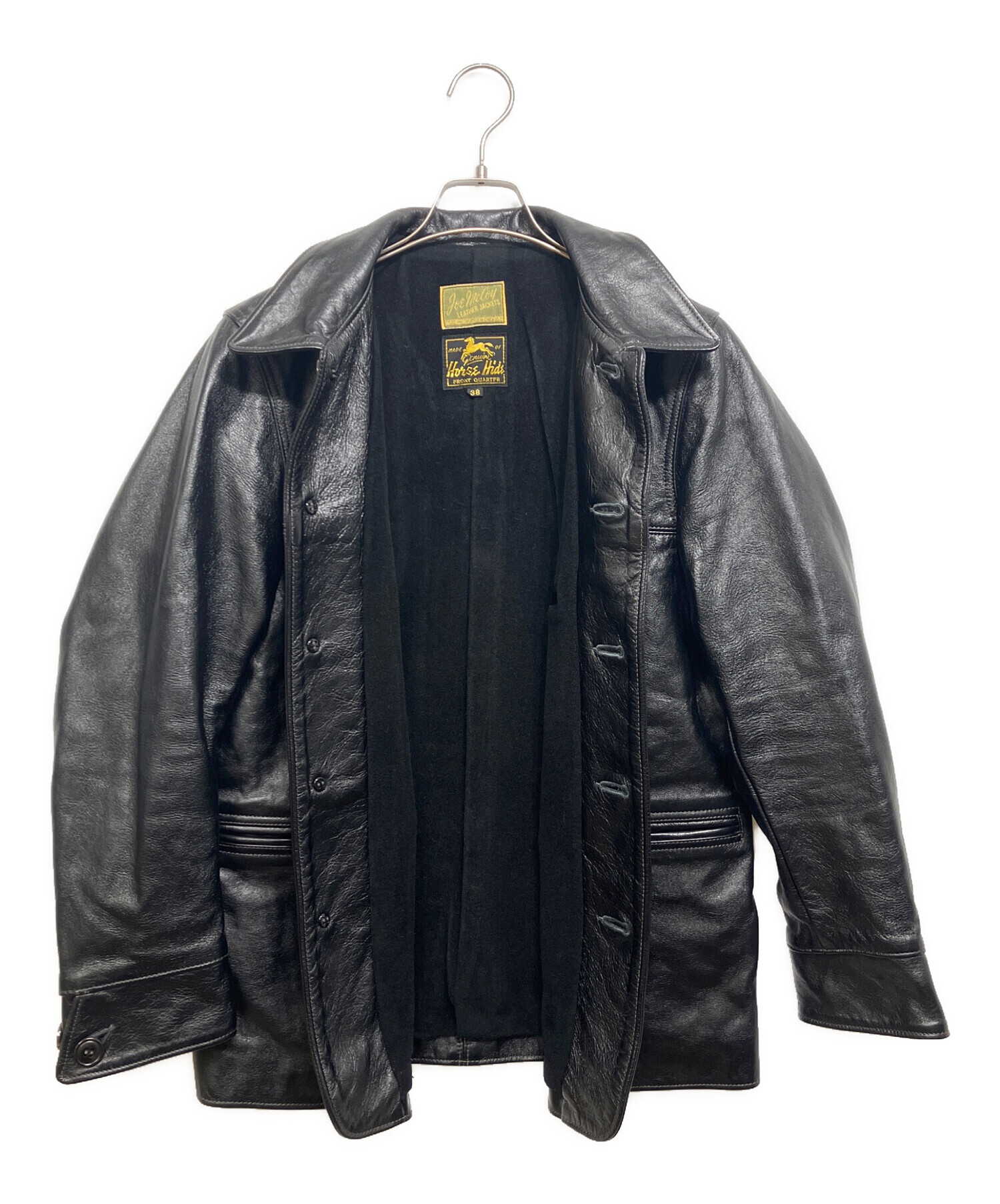 タカ様　REBOOT黒紺モッコリ　レアもの中古　Lサイズ2枚 中古・古着通販】Joe McCOY (ジョーマッコイ) レザーカーコート