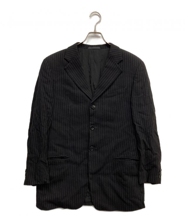 ARMANI アルマーニコレツォーニ セットアップスーツ ブラック 40 アルマーニコレッツォーニ 美品 セットアップ スーツ シングル メンズ