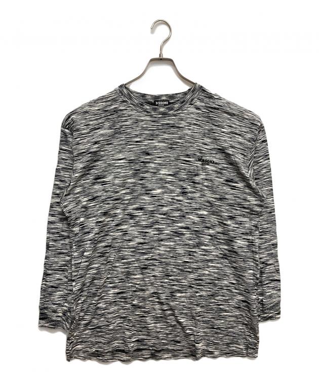 中古・古着通販】MISSONI (ミッソーニ) L/S総柄カットソー グレー 