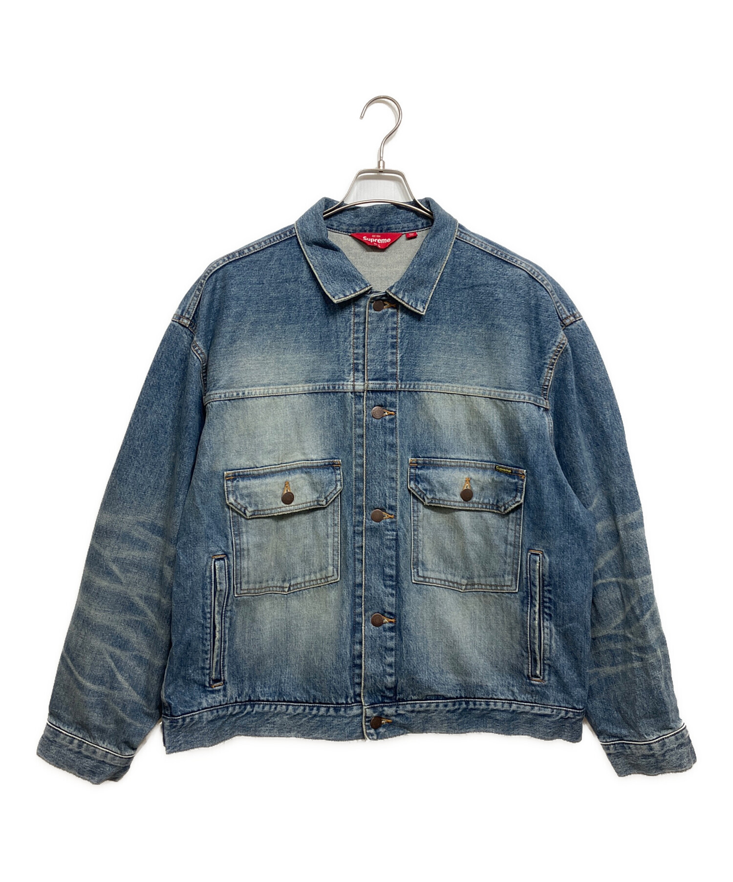 supreme デニム ジャケット Supreme デニムジャケット ライトブルー 