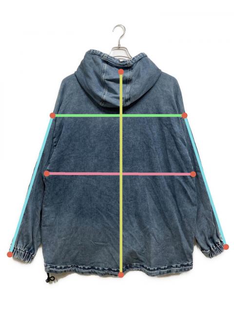 美品 ディーゼル D-Hennes-B デニムジャケットフーディー パーカー 中古・古着通販】DIESEL (ディーゼル) D-HENNES-B JOGG インディゴ