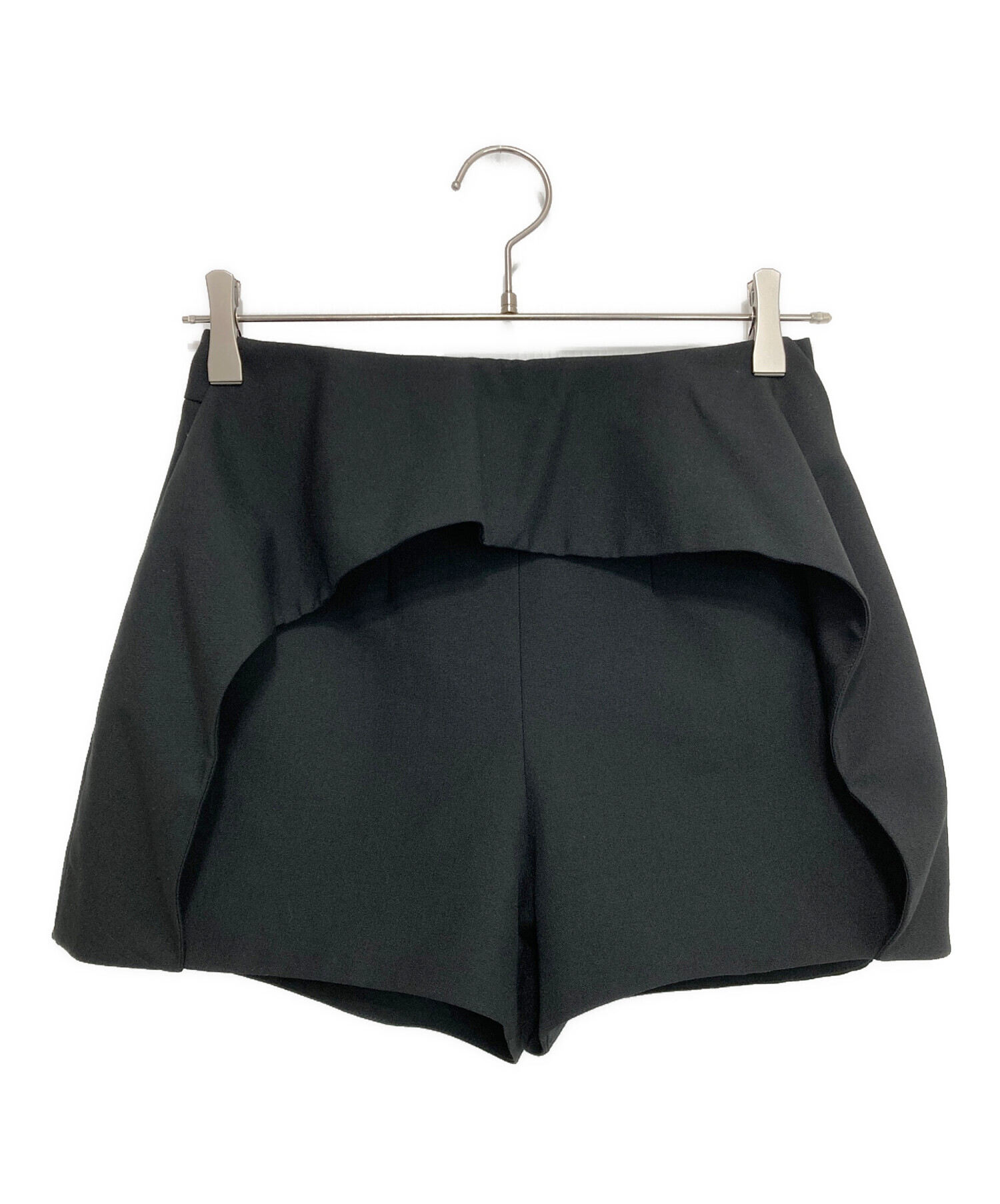 タグ有り【BALENCIAGA】サイドラインショートパンツ　ブラック　サイズ46 中古・古着通販】BALENCIAGA (バレンシアガ) ショートパンツ ブラック