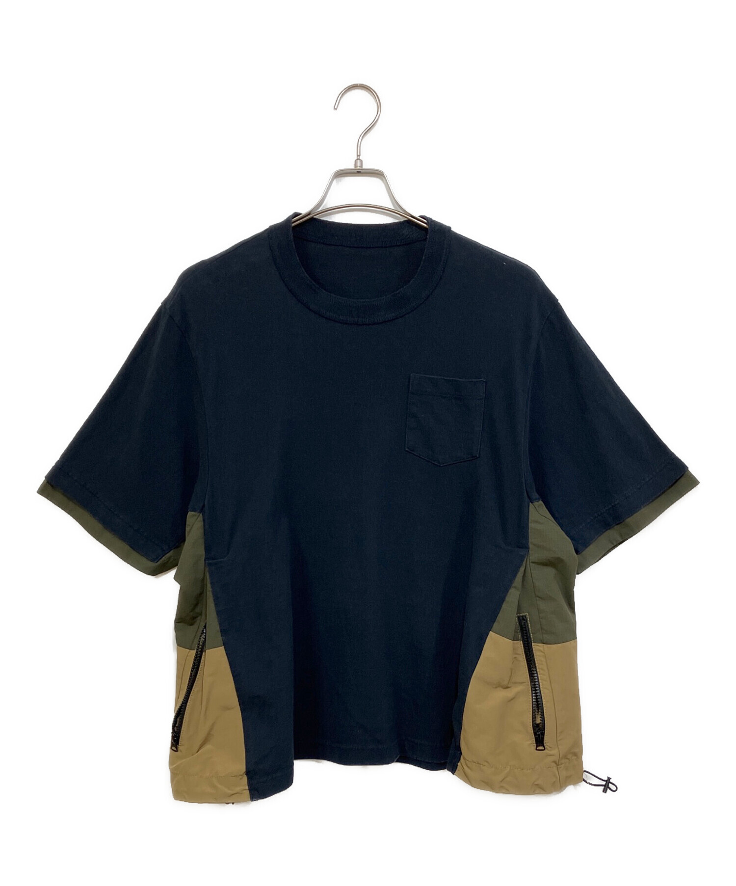 中古・古着通販】sacai (サカイ) スポーツミックス ナイロン切替T
