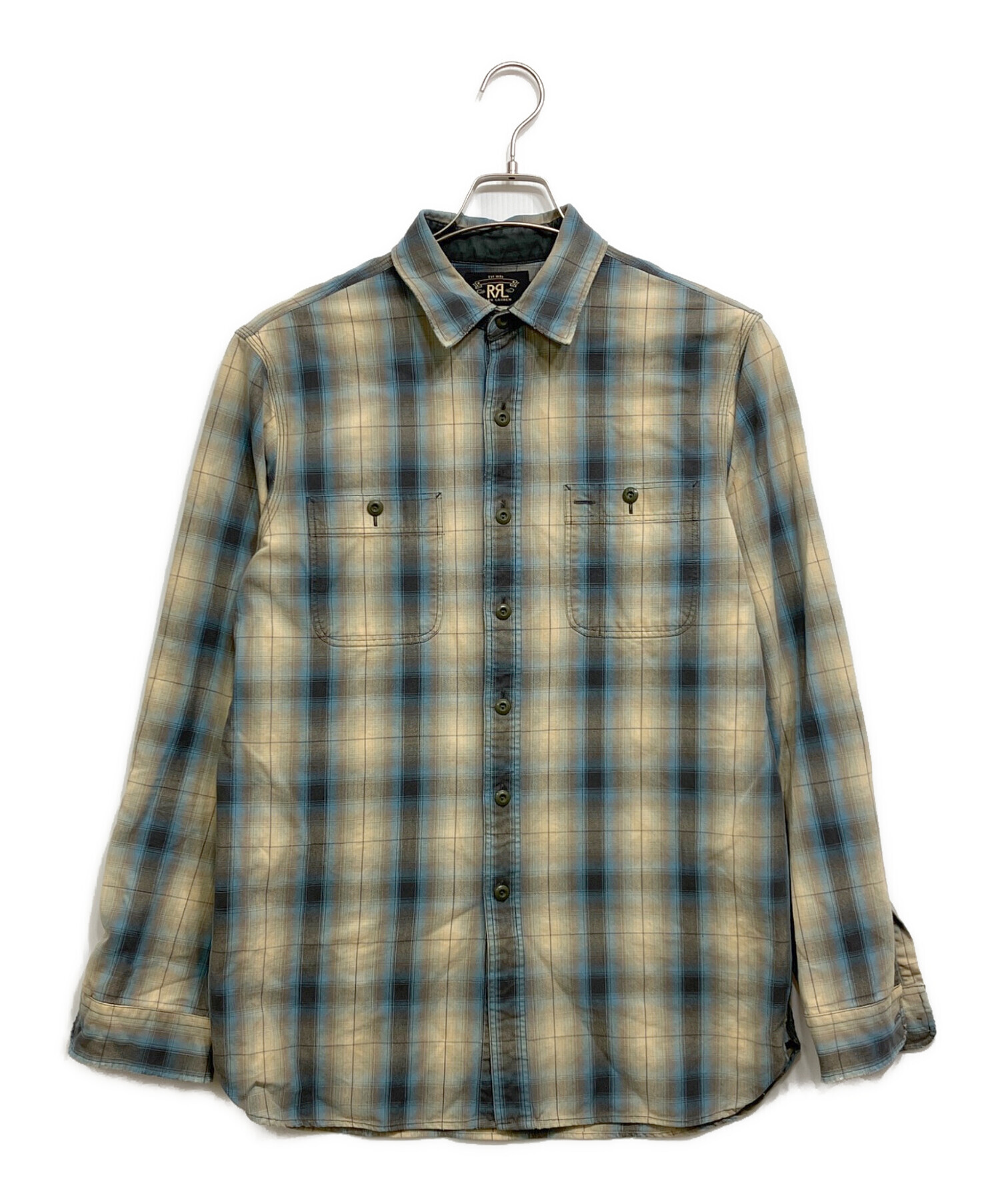中古・古着通販】RRL (ダブルアールエル) ウォッシュ加工 オンブレ