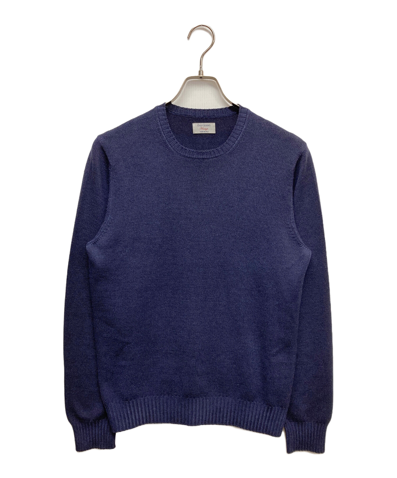 中古・古着通販】GRAN SASSO (グランサッソ) ウールクルーネックニット