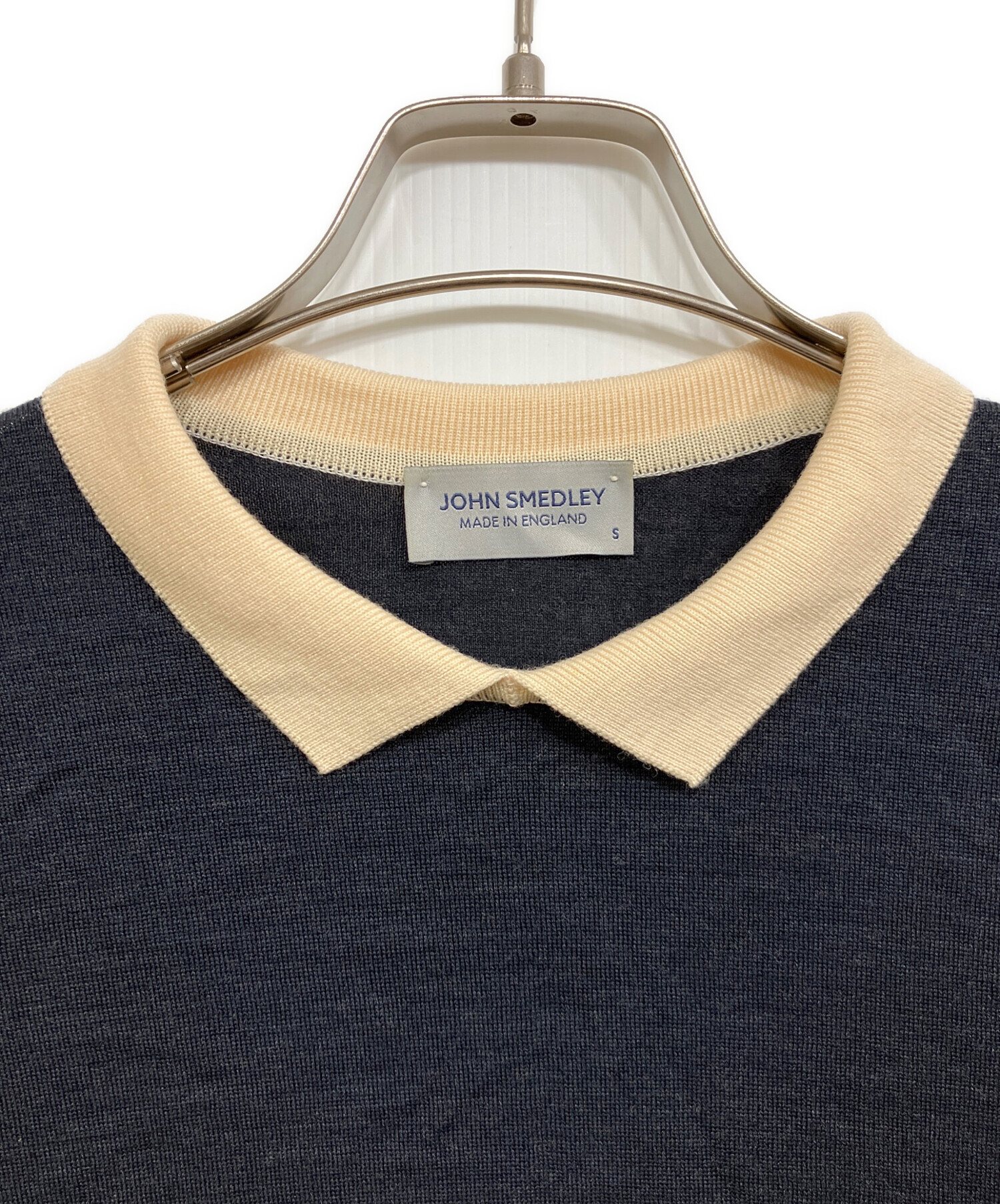 中古・古着通販】JOHN SMEDLEY (ジョンスメドレー) ニットポロシャツ