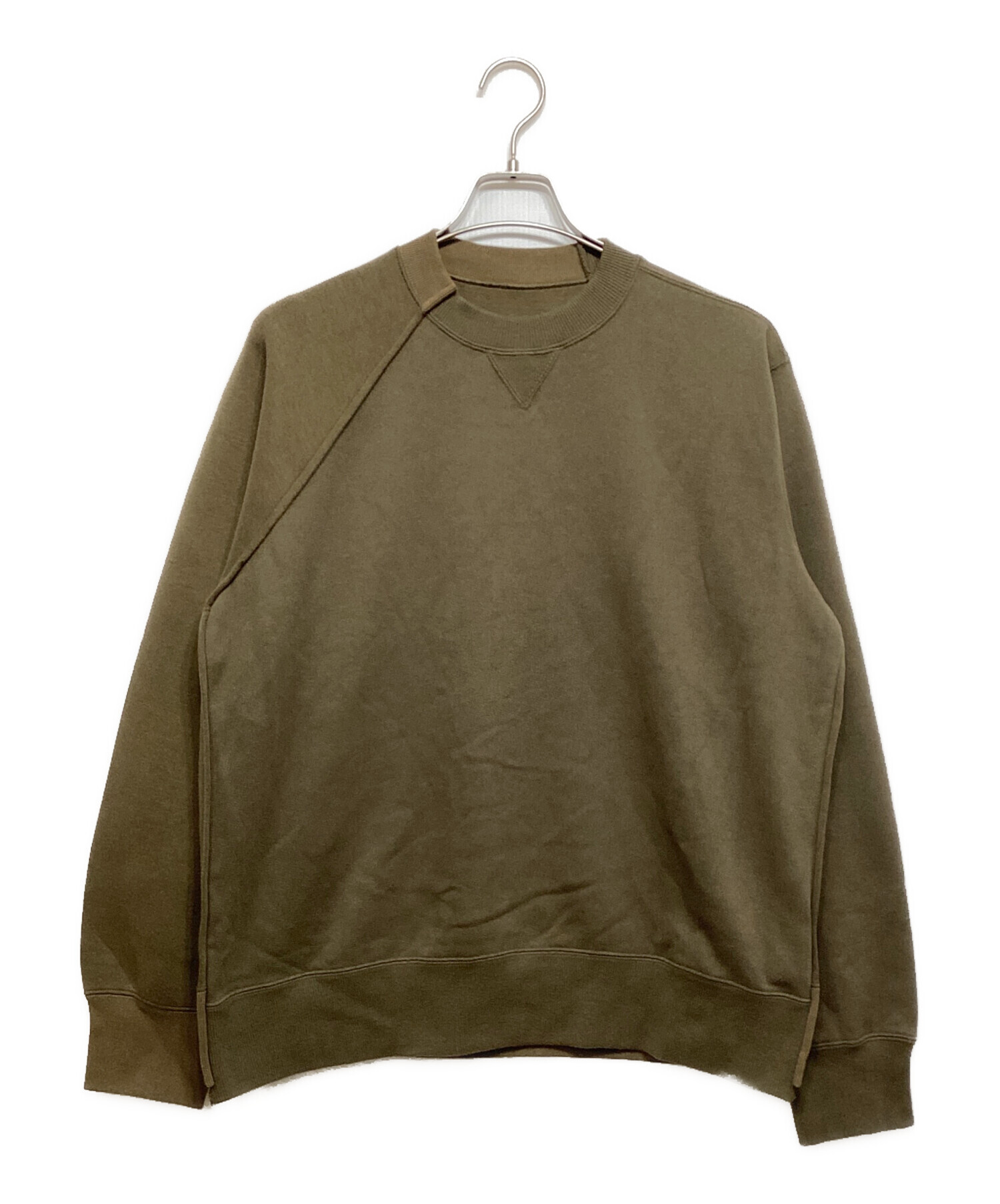 sacai サカイ Sponge Sweat Pullover スウェット2 中古・古着通販】sacai (サカイ) Sponge Sweat Pullover オリーブ