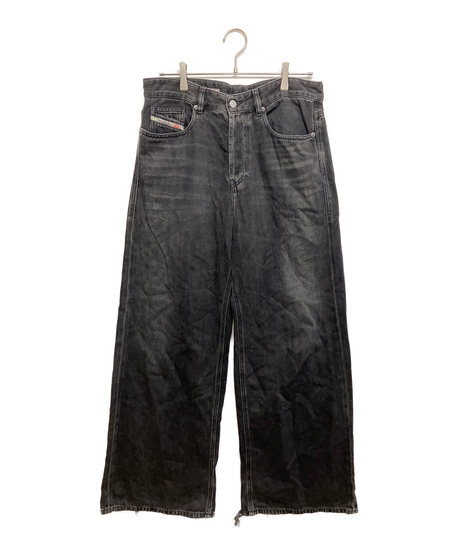 中古・古着通販】DIESEL (ディーゼル) D-RISE Relaxed Jeans ブラック