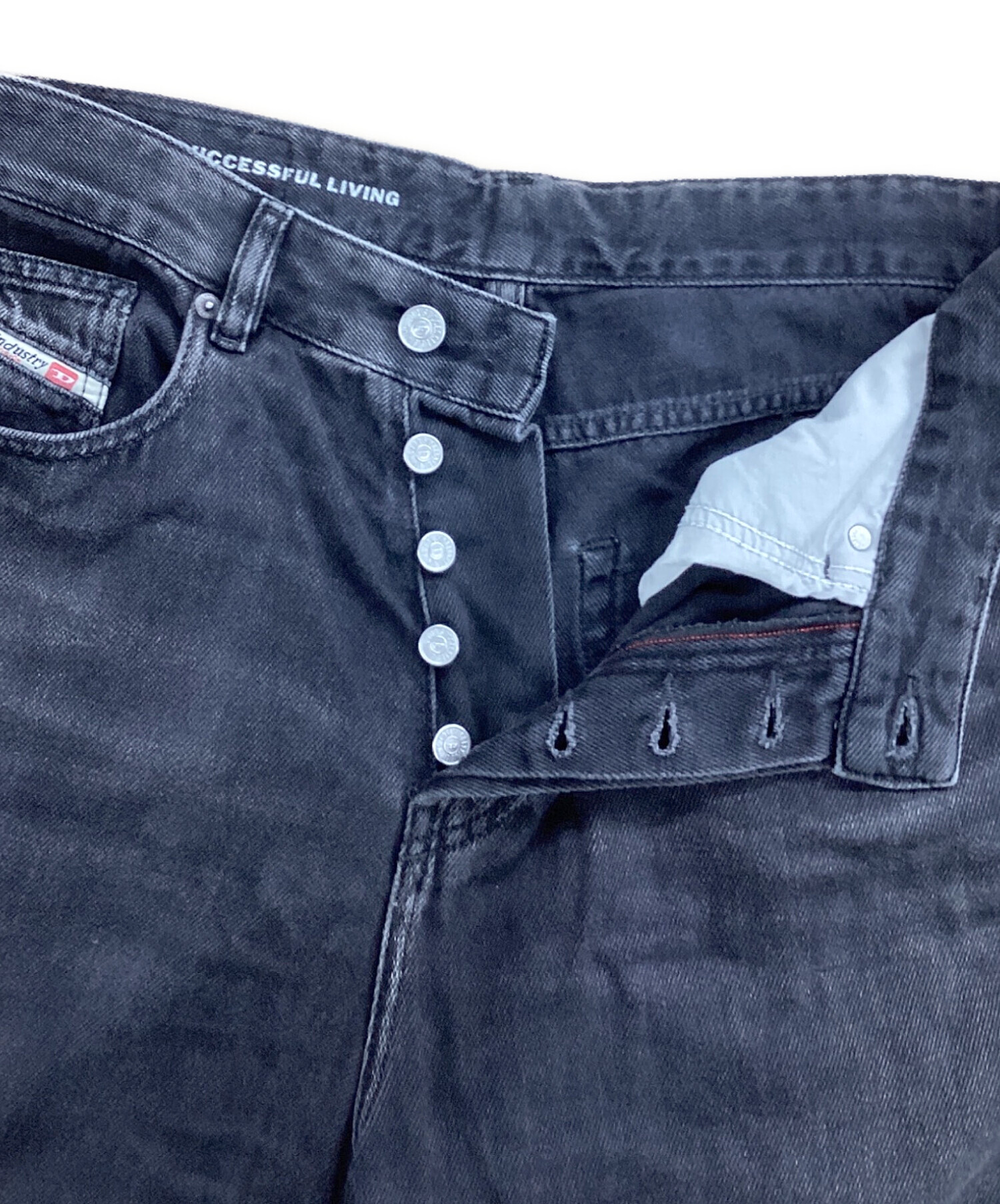 中古・古着通販】DIESEL (ディーゼル) D-RISE Relaxed Jeans ブラック