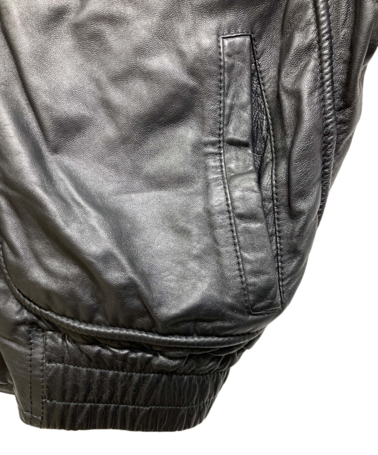 中古・古着通販】BALLY (バリー) レザージャケット ブラック サイズ:48