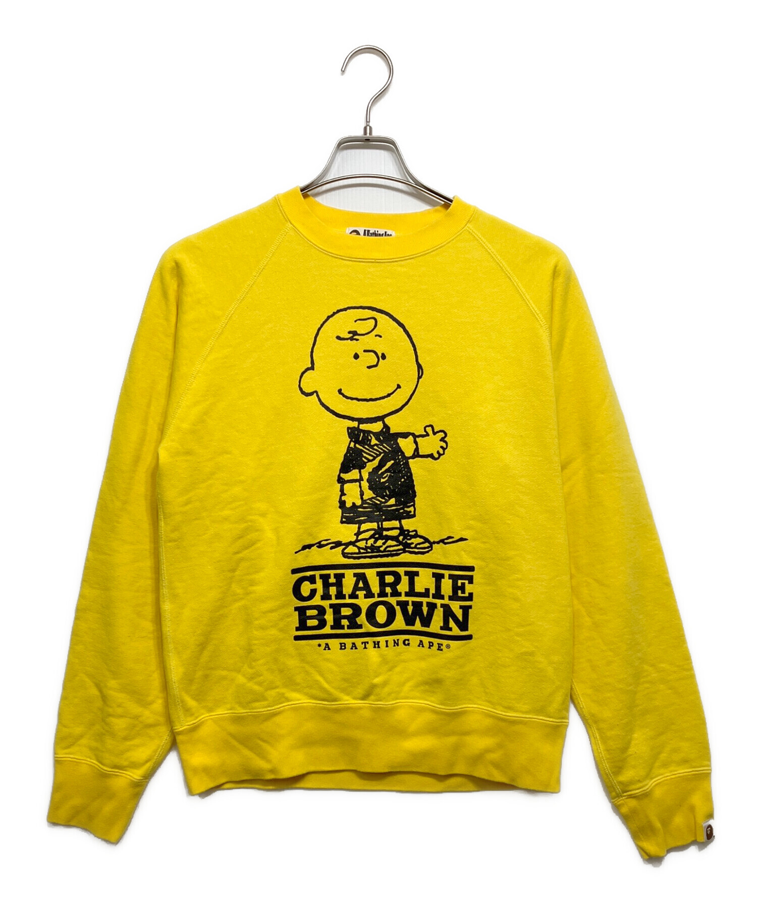 あ*さ様 希少 90's PEANUTS Charlie Brown スウェット 中古・古着通販】A BATHING APE (アベイシングエイプ) PEANUTS