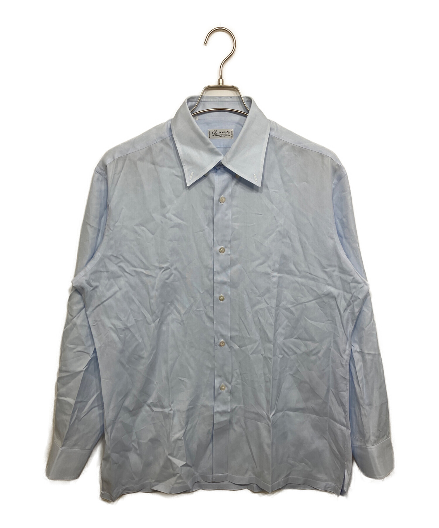 中古・古着通販】Charvet (シャルベ) ボタンダウンシャツ スカイブルー